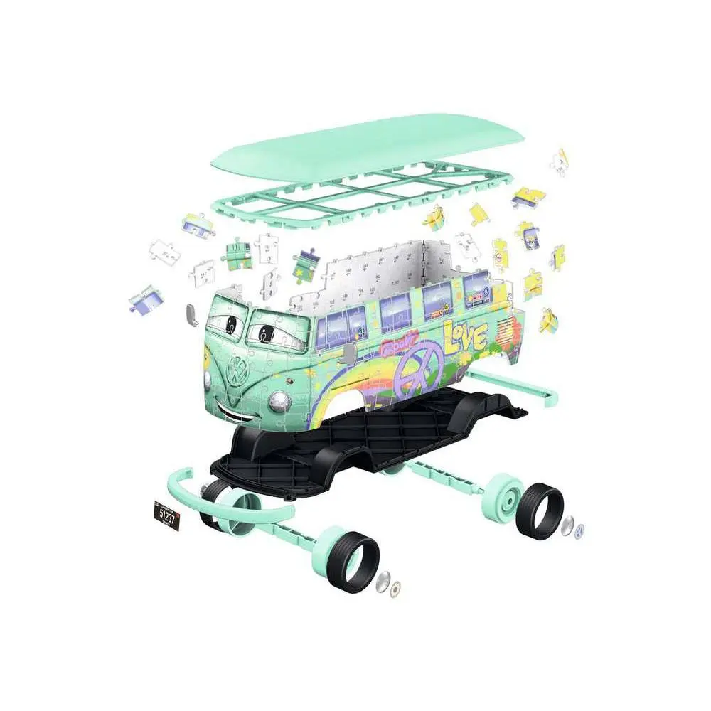 Ravensburger 3D Puzzle Volkswagen T1 Cars Fillmore (184 darab) termékfotó
