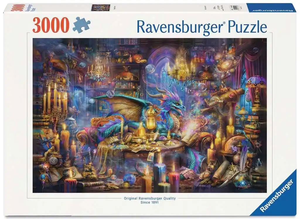Ravensburger Dragon&#039;s Library puzzle (3000 darab) termékfotó