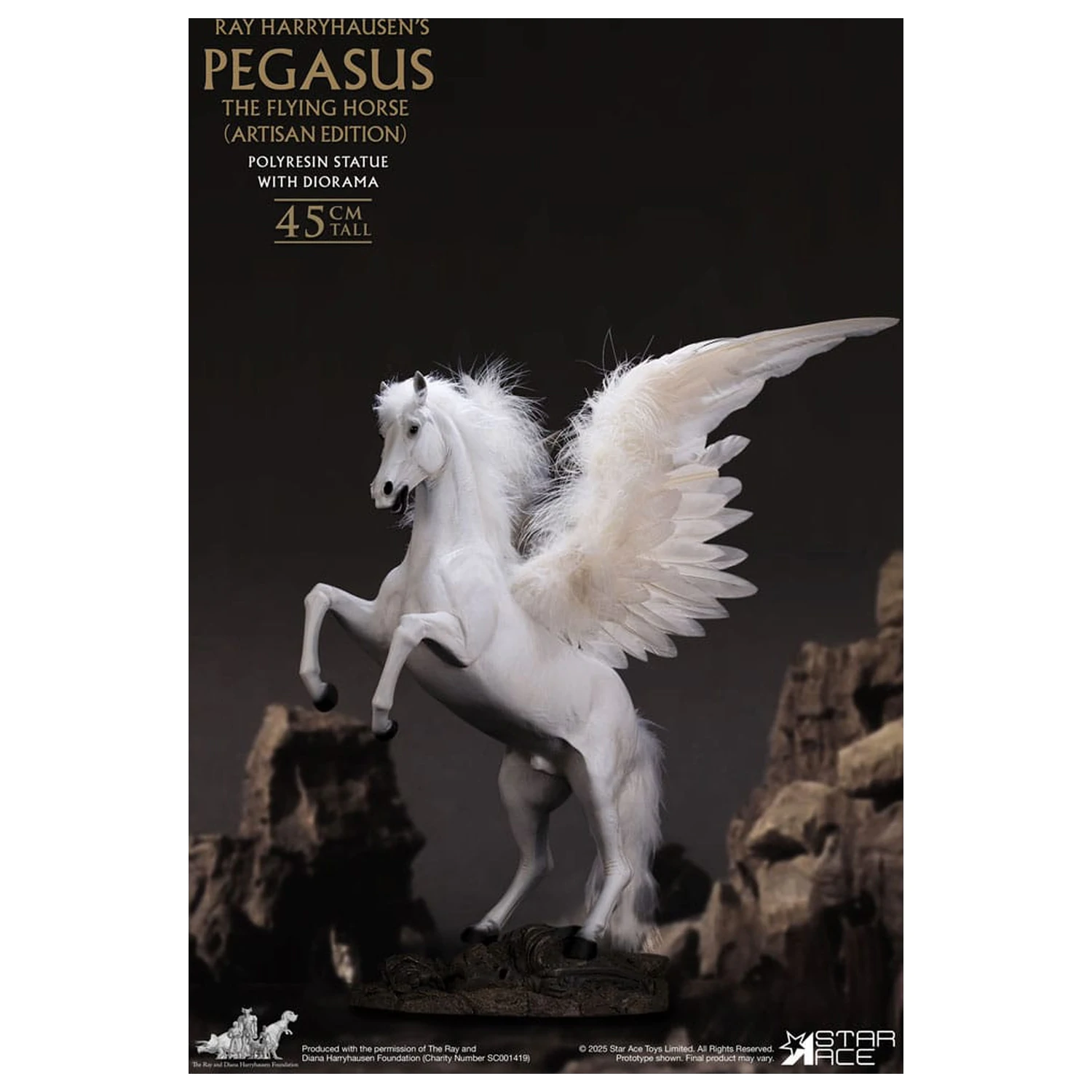 Ray Harryhausen 1/6 Pegasus The Flying Horse (Artisan Edition) Diorama szobor figura 50 cm termékfotó