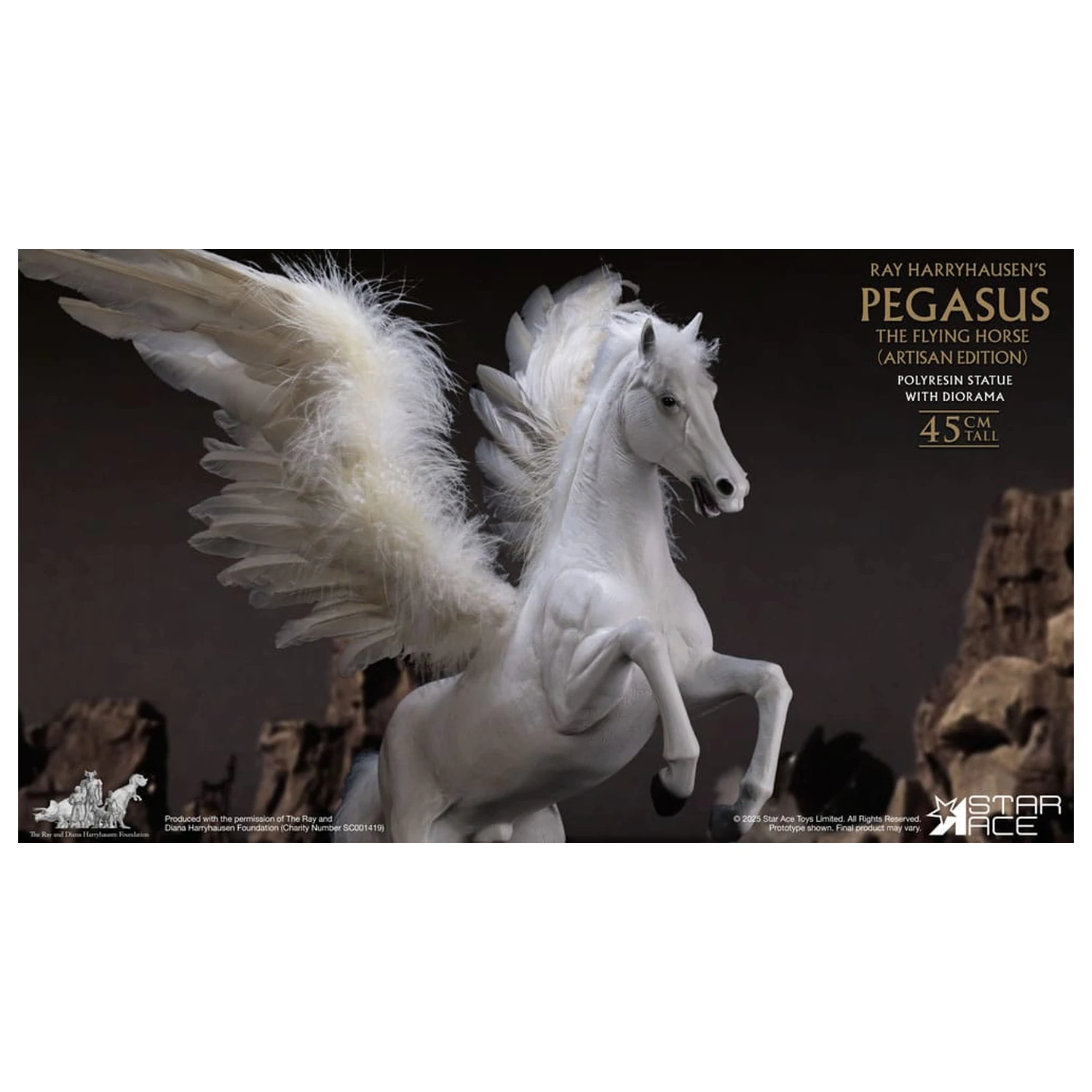 Ray Harryhausen 1/6 Pegasus The Flying Horse (Artisan Edition) Diorama szobor figura 50 cm termékfotó