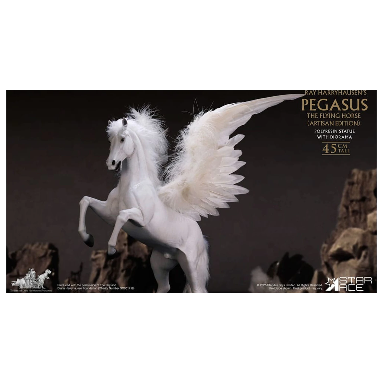 Ray Harryhausen 1/6 Pegasus The Flying Horse (Artisan Edition) Diorama szobor figura 50 cm termékfotó