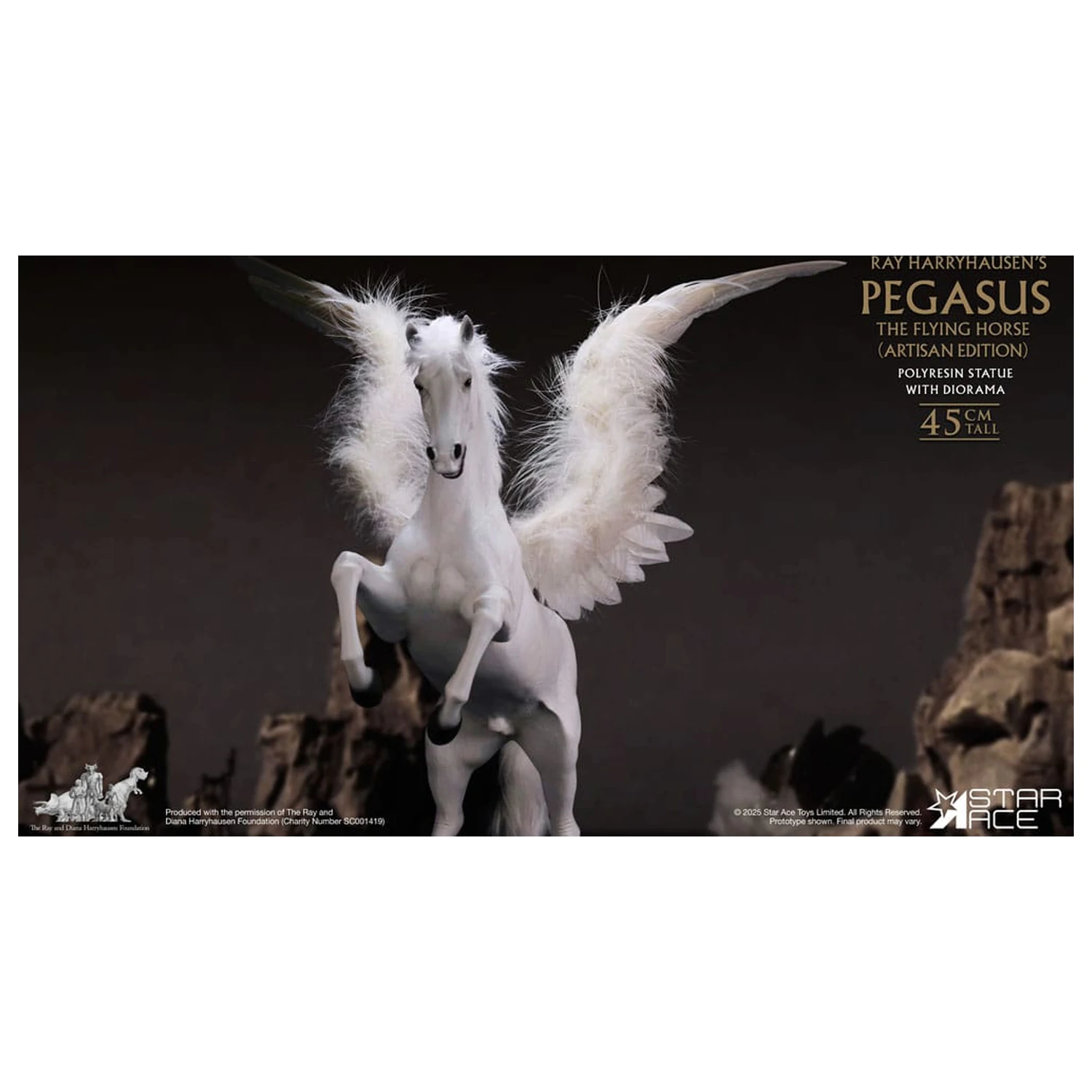 Ray Harryhausen 1/6 Pegasus The Flying Horse (Artisan Edition) Diorama szobor figura 50 cm termékfotó