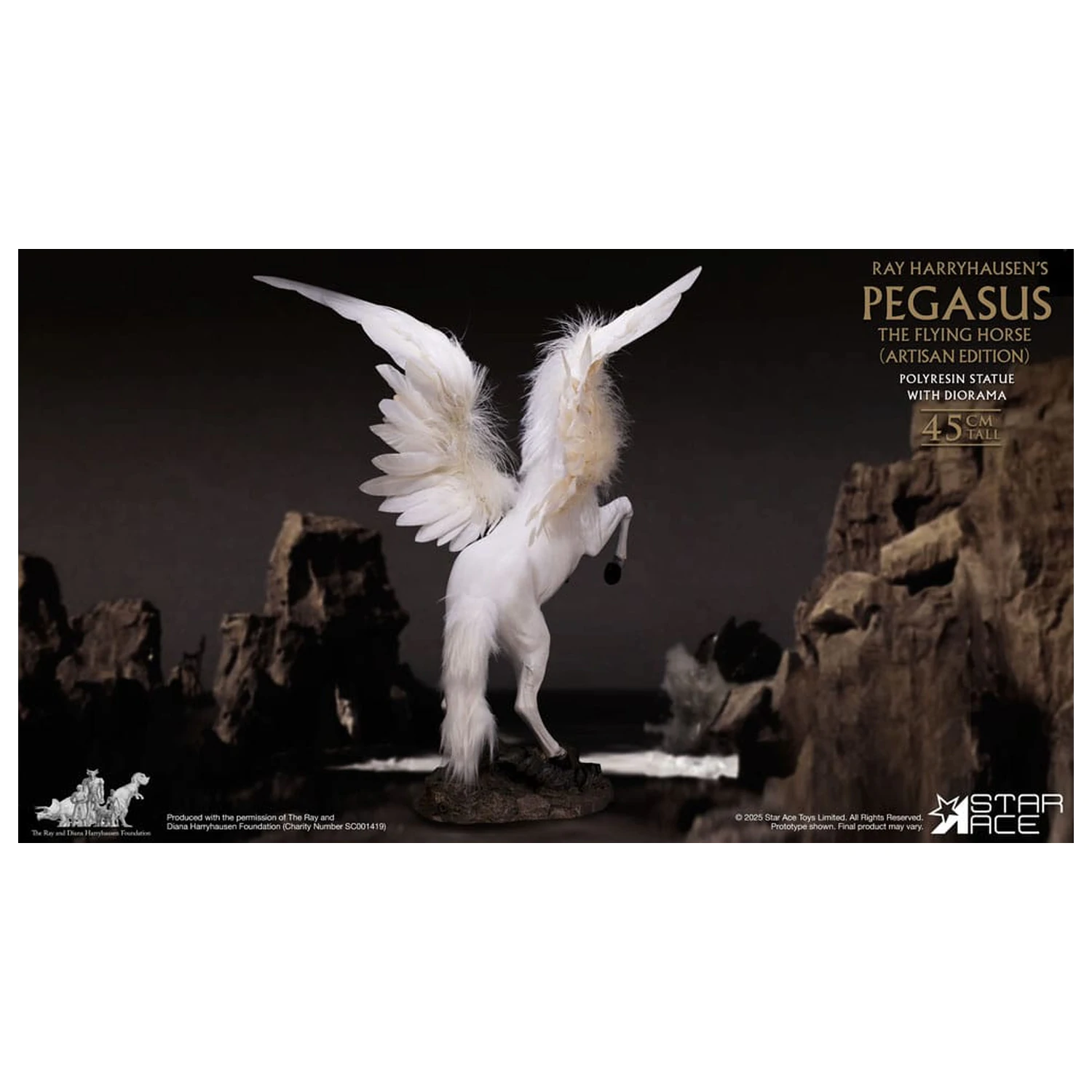 Ray Harryhausen 1/6 Pegasus The Flying Horse (Artisan Edition) Diorama szobor figura 50 cm termékfotó