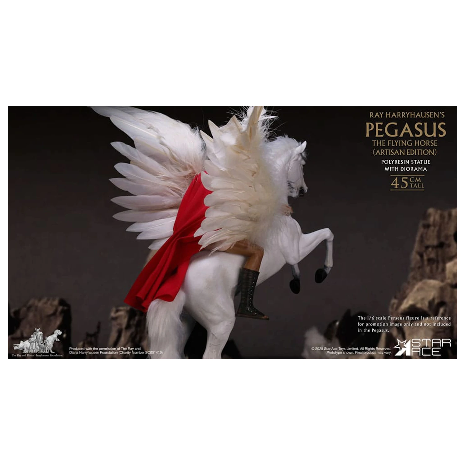 Ray Harryhausen 1/6 Pegasus The Flying Horse (Artisan Edition) Diorama szobor figura 50 cm termékfotó