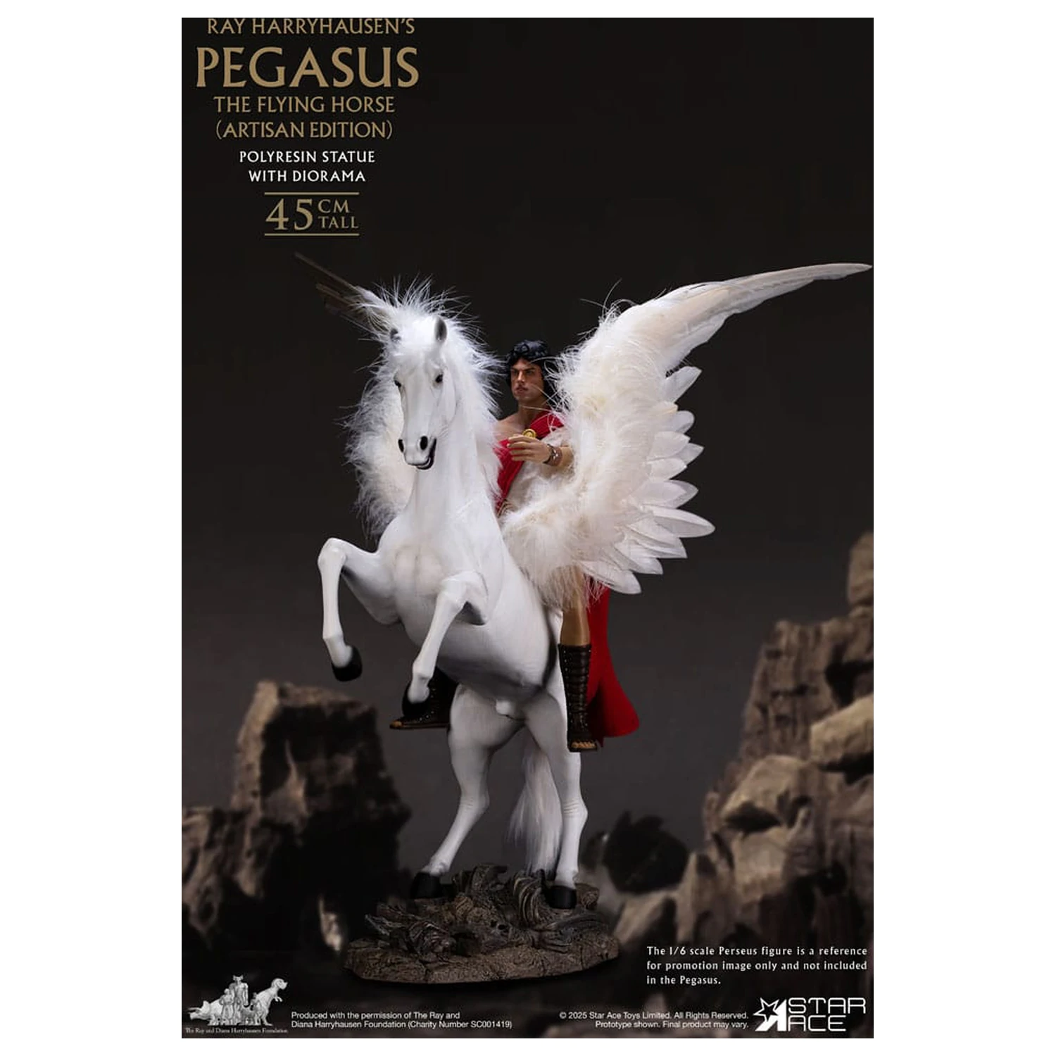 Ray Harryhausen 1/6 Pegasus The Flying Horse (Artisan Edition) Diorama szobor figura 50 cm termékfotó
