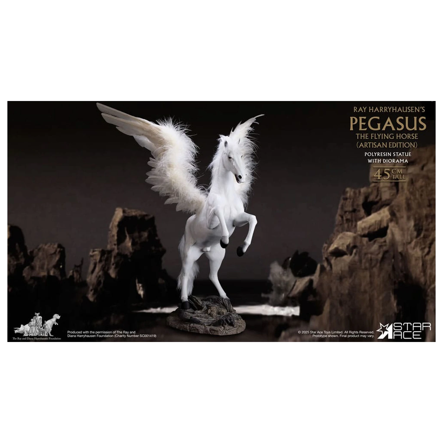 Ray Harryhausen 1/6 Pegasus The Flying Horse (Artisan Edition) Diorama szobor figura 50 cm termékfotó