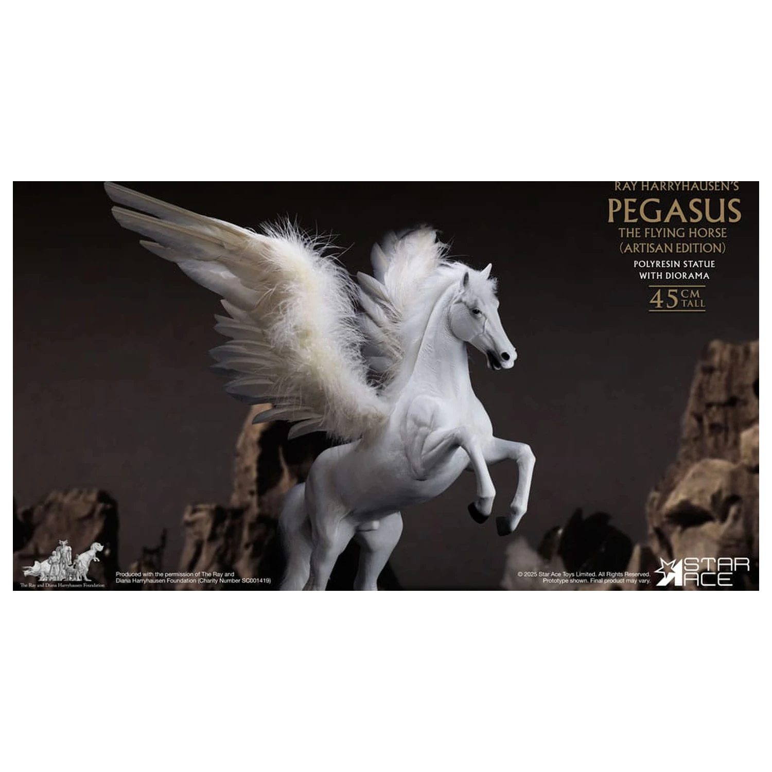 Ray Harryhausen 1/6 Pegasus The Flying Horse (Artisan Edition) Diorama szobor figura 50 cm termékfotó