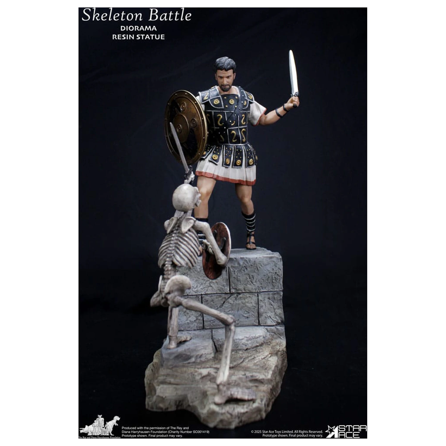 Ray Harryhausen 1/8 Skeleton Battle Scene Diorama szobor figura 30 cm  termékfotó