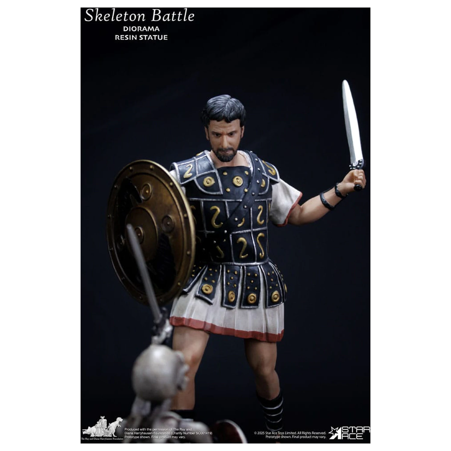 Ray Harryhausen 1/8 Skeleton Battle Scene Diorama szobor figura 30 cm  termékfotó