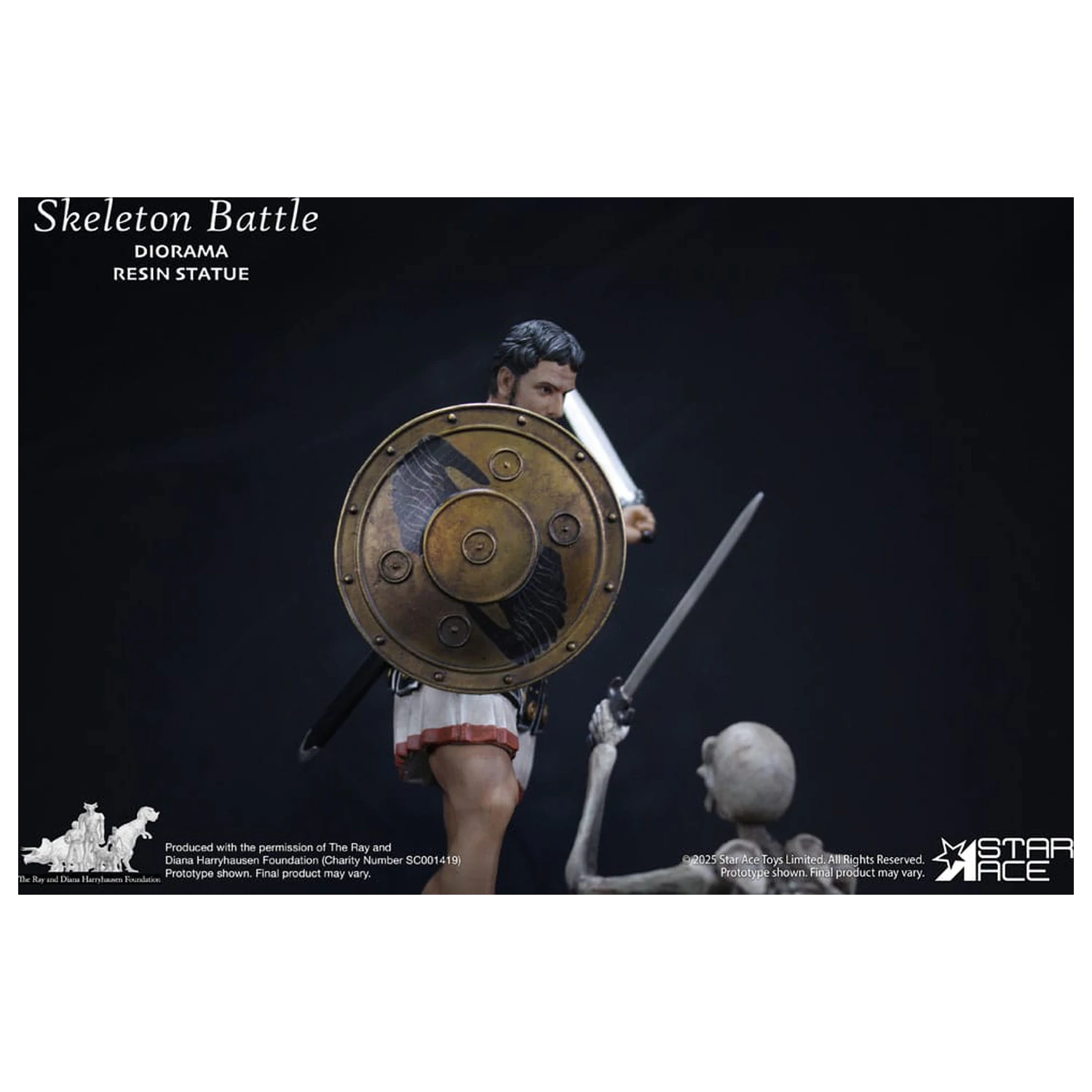 Ray Harryhausen 1/8 Skeleton Battle Scene Diorama szobor figura 30 cm  termékfotó