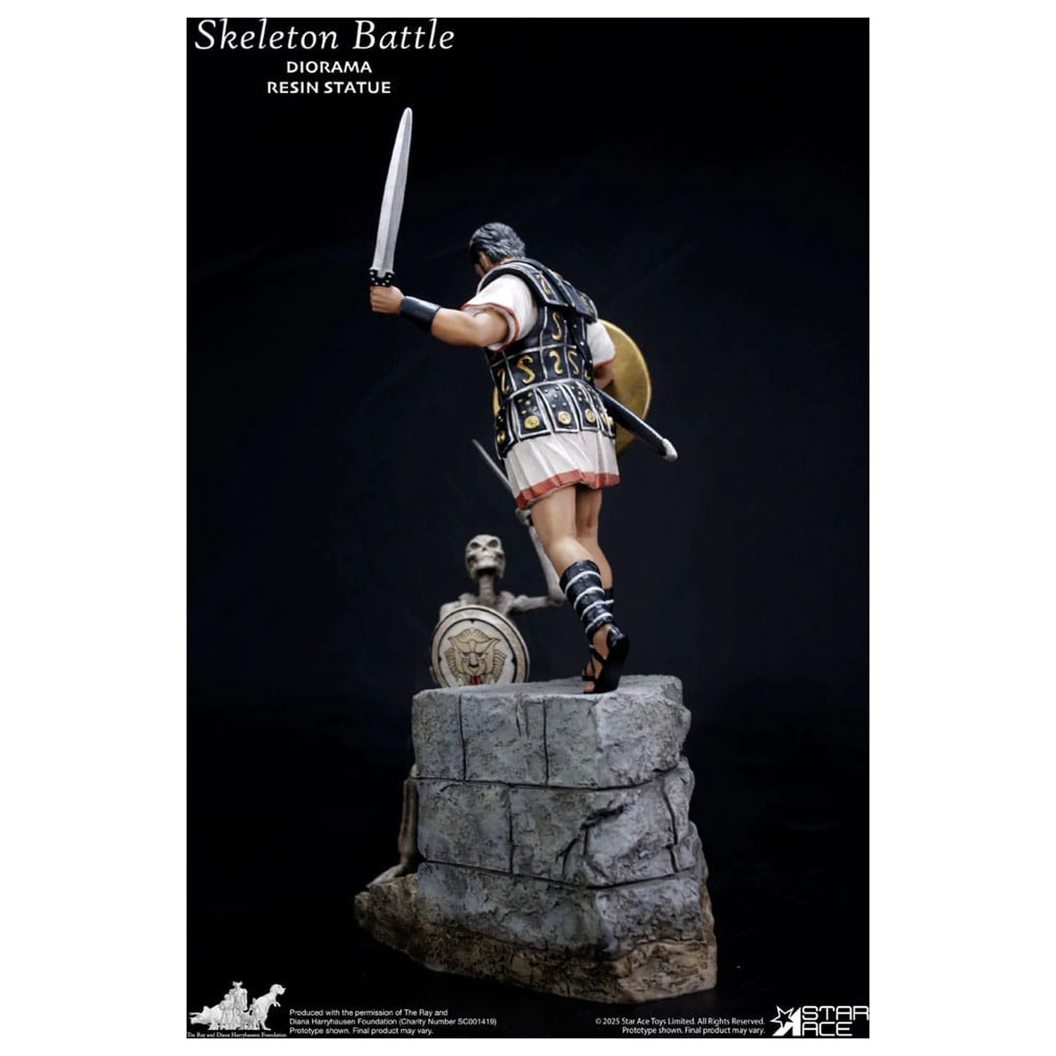 Ray Harryhausen 1/8 Skeleton Battle Scene Diorama szobor figura 30 cm  termékfotó