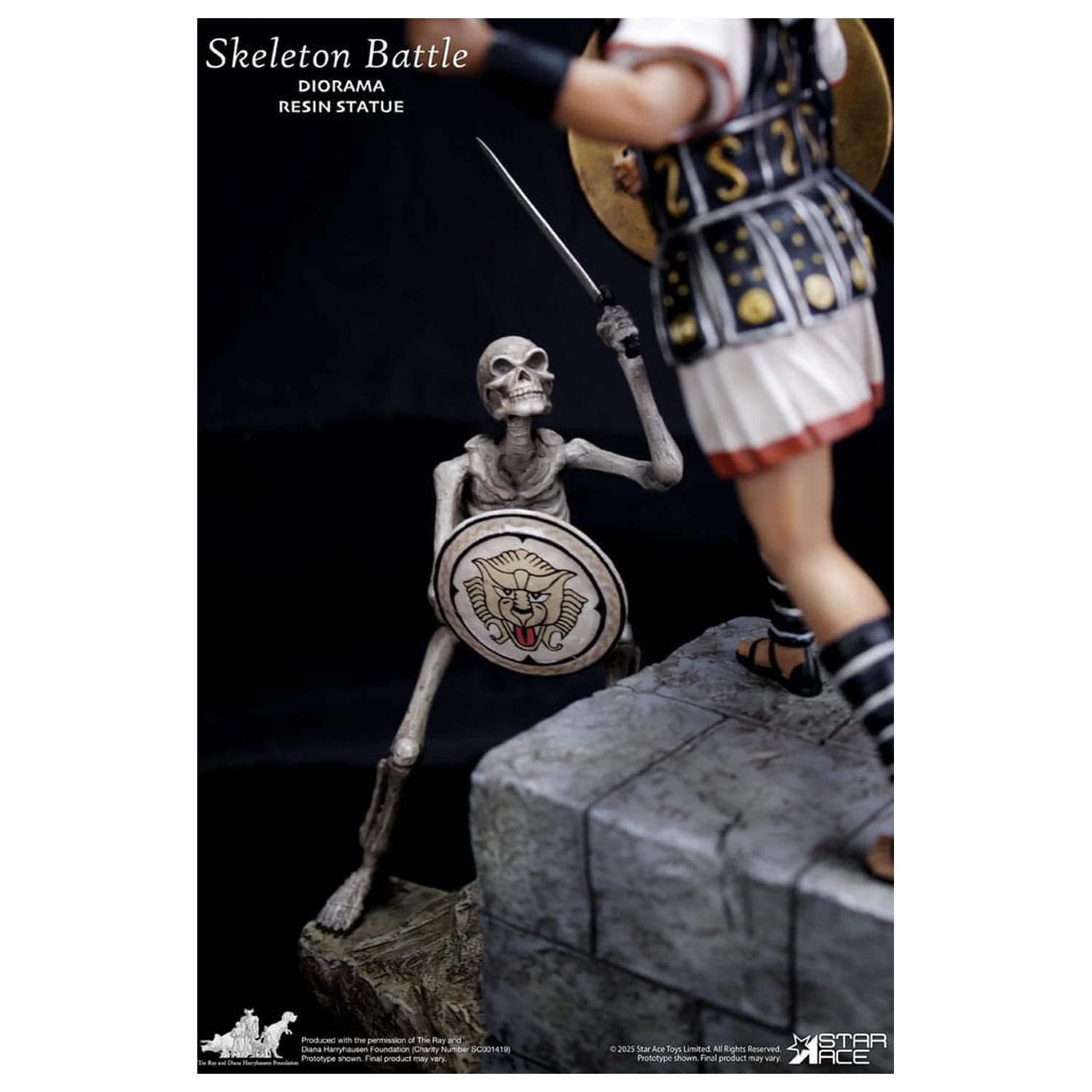 Ray Harryhausen 1/8 Skeleton Battle Scene Diorama szobor figura 30 cm  termékfotó