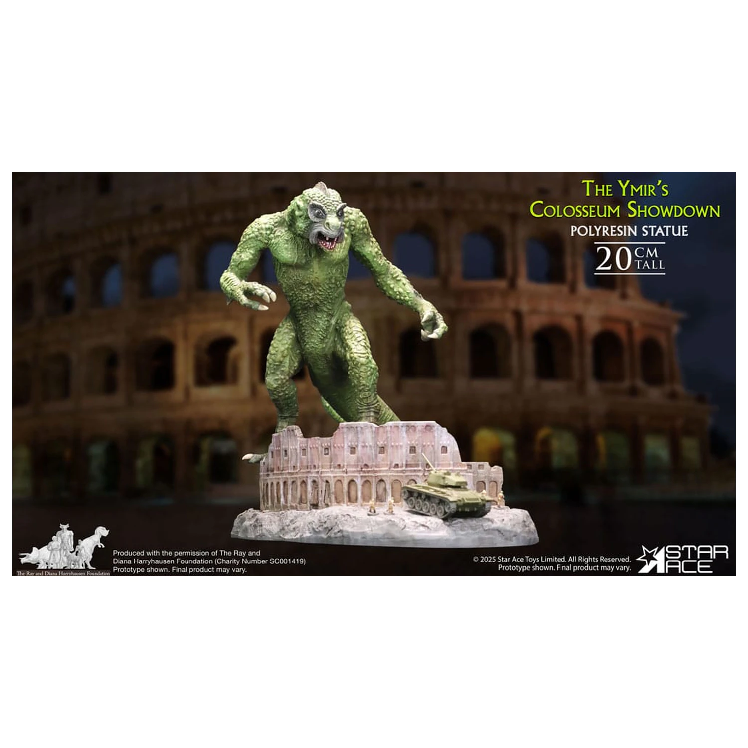 Ray Harryhausen 1/8 The Ymir's Colosseum Showdown Diorama szobor figura 20 cm termékfotó