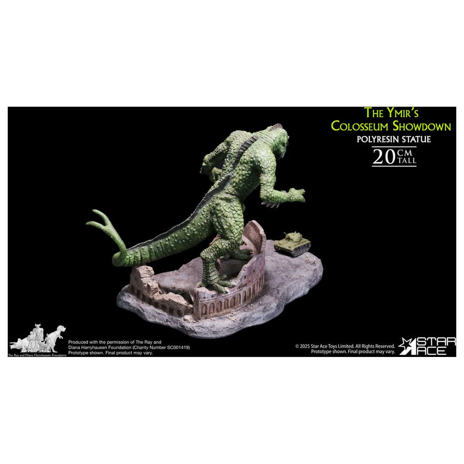 Ray Harryhausen 1/8 The Ymir's Colosseum Showdown Diorama szobor figura 20 cm termékfotó