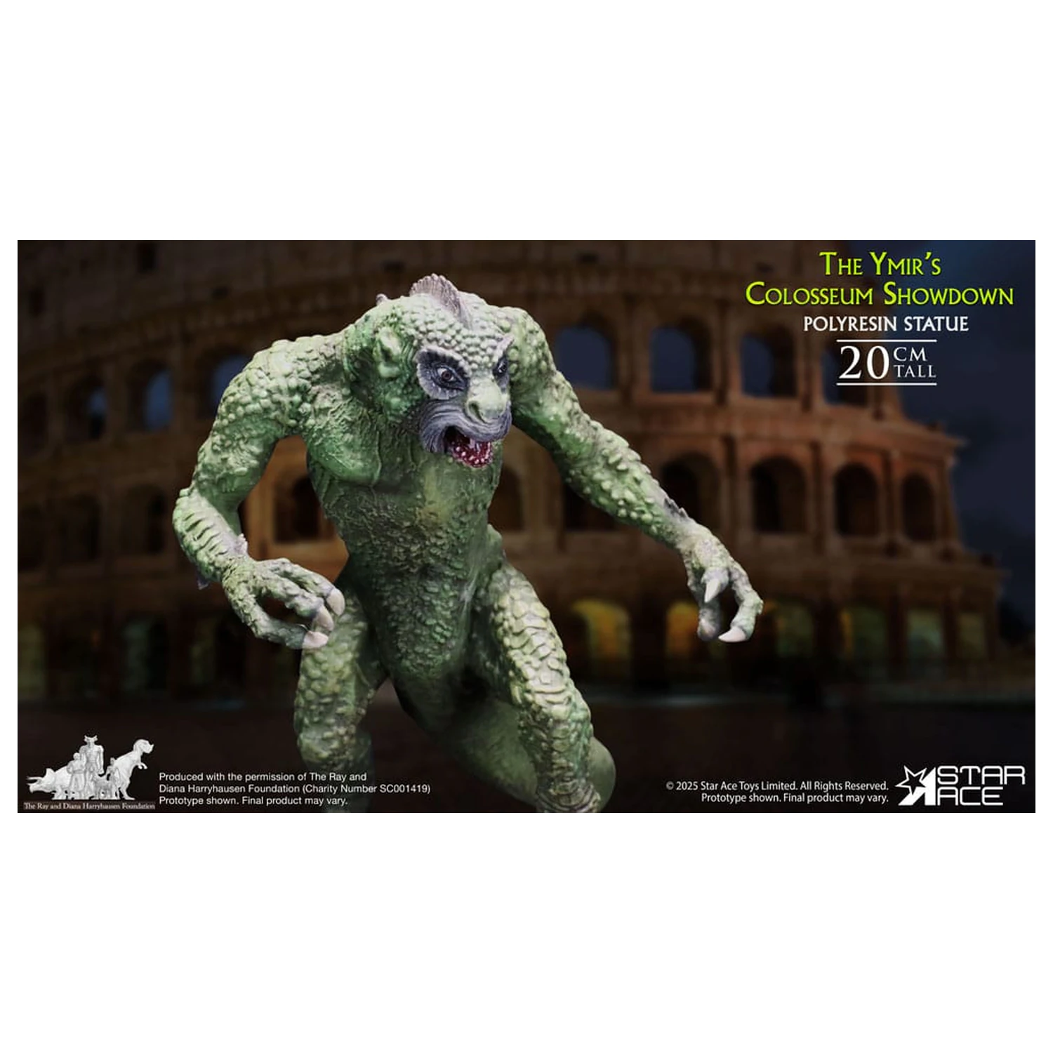 Ray Harryhausen 1/8 The Ymir's Colosseum Showdown Diorama szobor figura 20 cm termékfotó