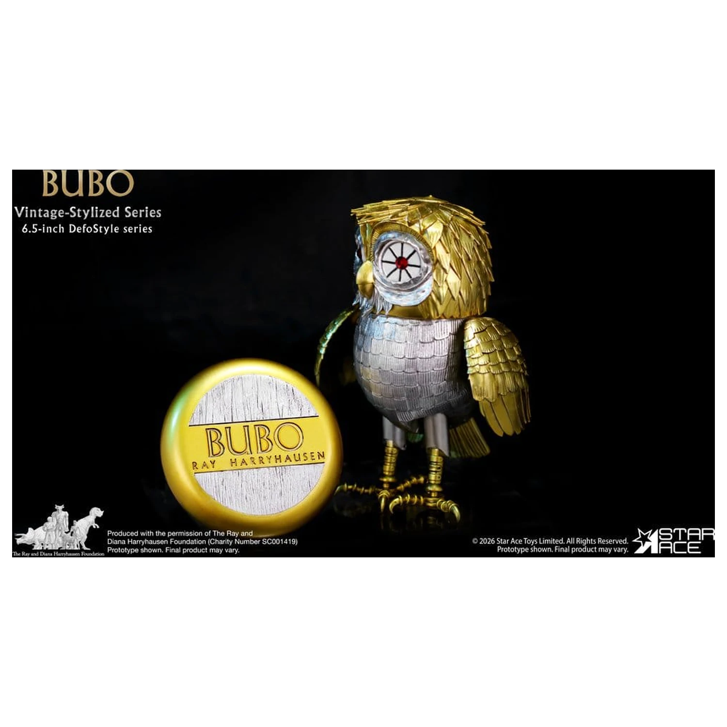 Ray Harryhausen Collection DefoStyle Soft-vinyl szobor figura Bubo 17 cm termékfotó