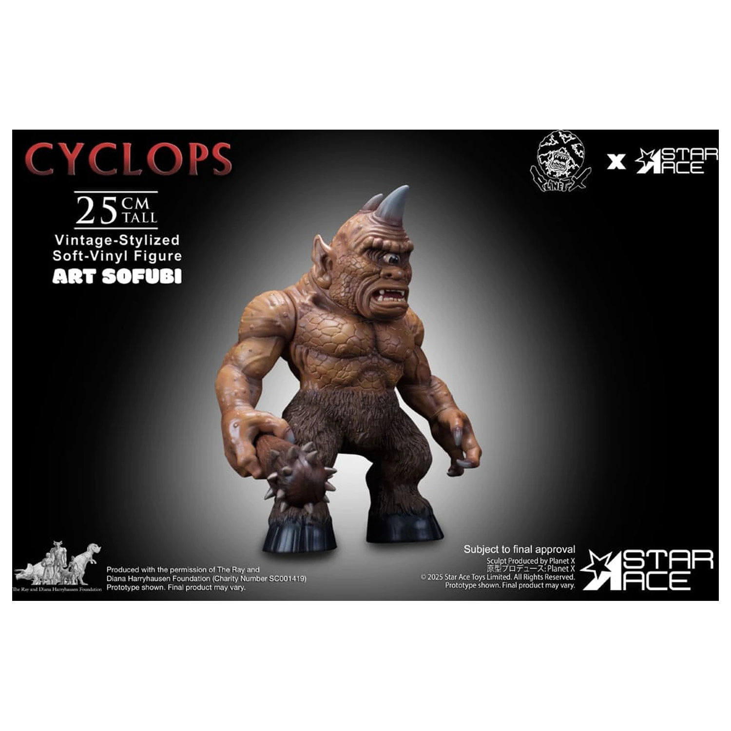 Ray Harryhausen Soft Vinyl szobor figura Cyclops (Vintage-Style) 25 cm termékfotó