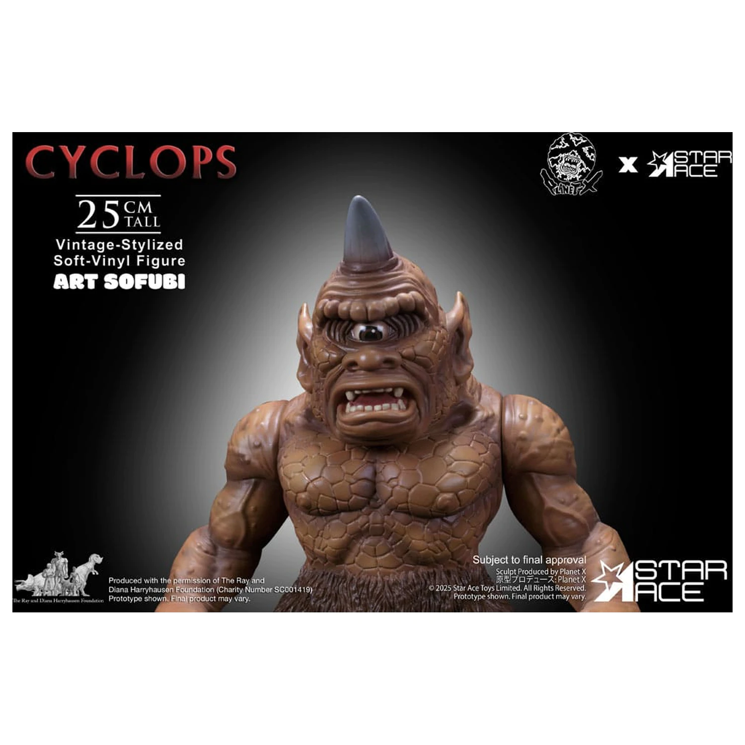 Ray Harryhausen Soft Vinyl szobor figura Cyclops (Vintage-Style) 25 cm termékfotó