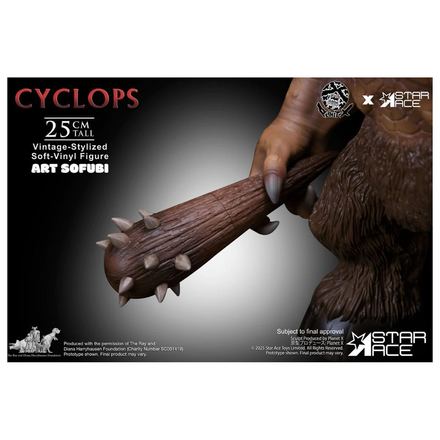 Ray Harryhausen Soft Vinyl szobor figura Cyclops (Vintage-Style) 25 cm termékfotó