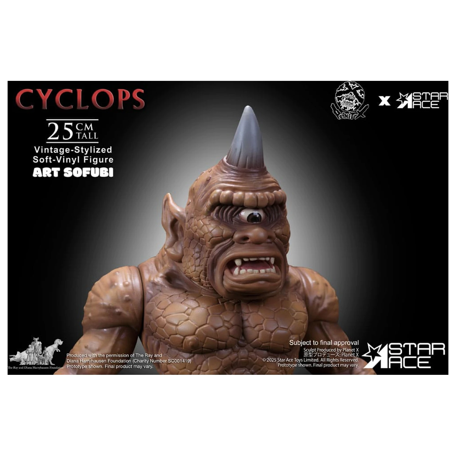 Ray Harryhausen Soft Vinyl szobor figura Cyclops (Vintage-Style) 25 cm termékfotó