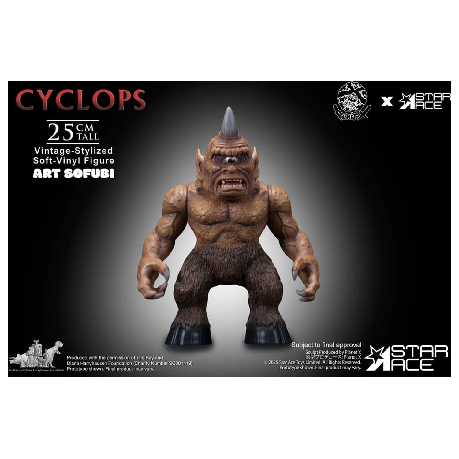 Ray Harryhausen Soft Vinyl szobor figura Cyclops (Vintage-Style) 25 cm termékfotó