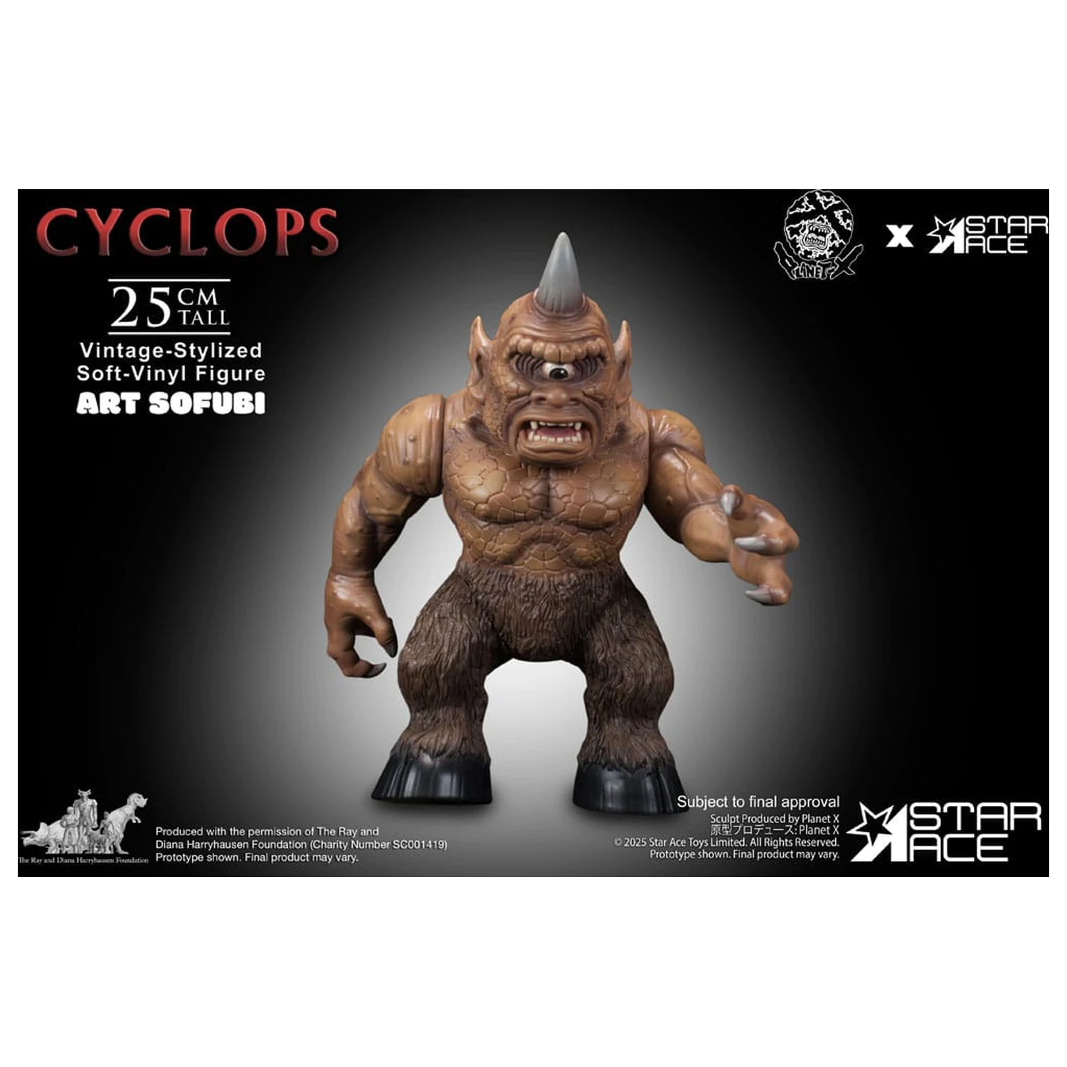 Ray Harryhausen Soft Vinyl szobor figura Cyclops (Vintage-Style) 25 cm termékfotó