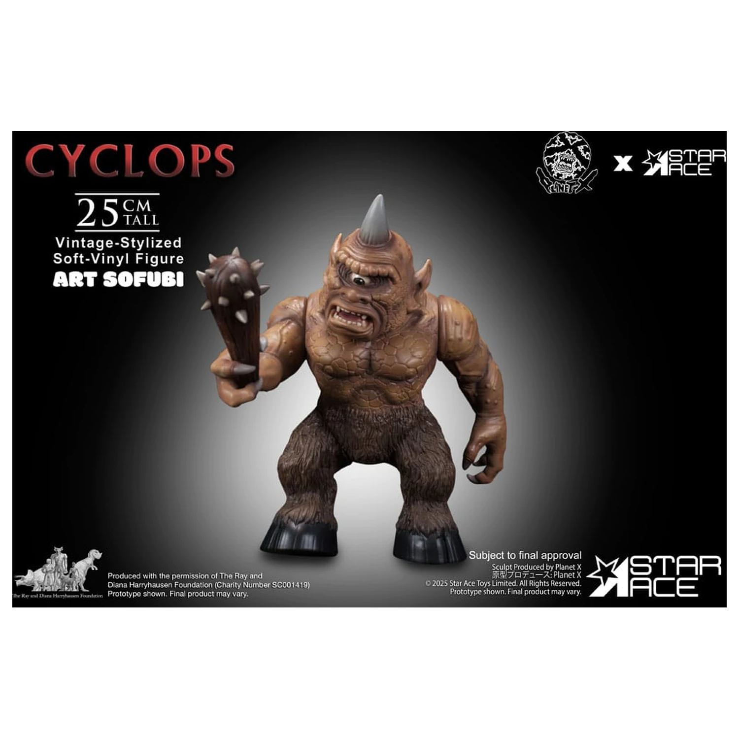 Ray Harryhausen Soft Vinyl szobor figura Cyclops (Vintage-Style) 25 cm termékfotó