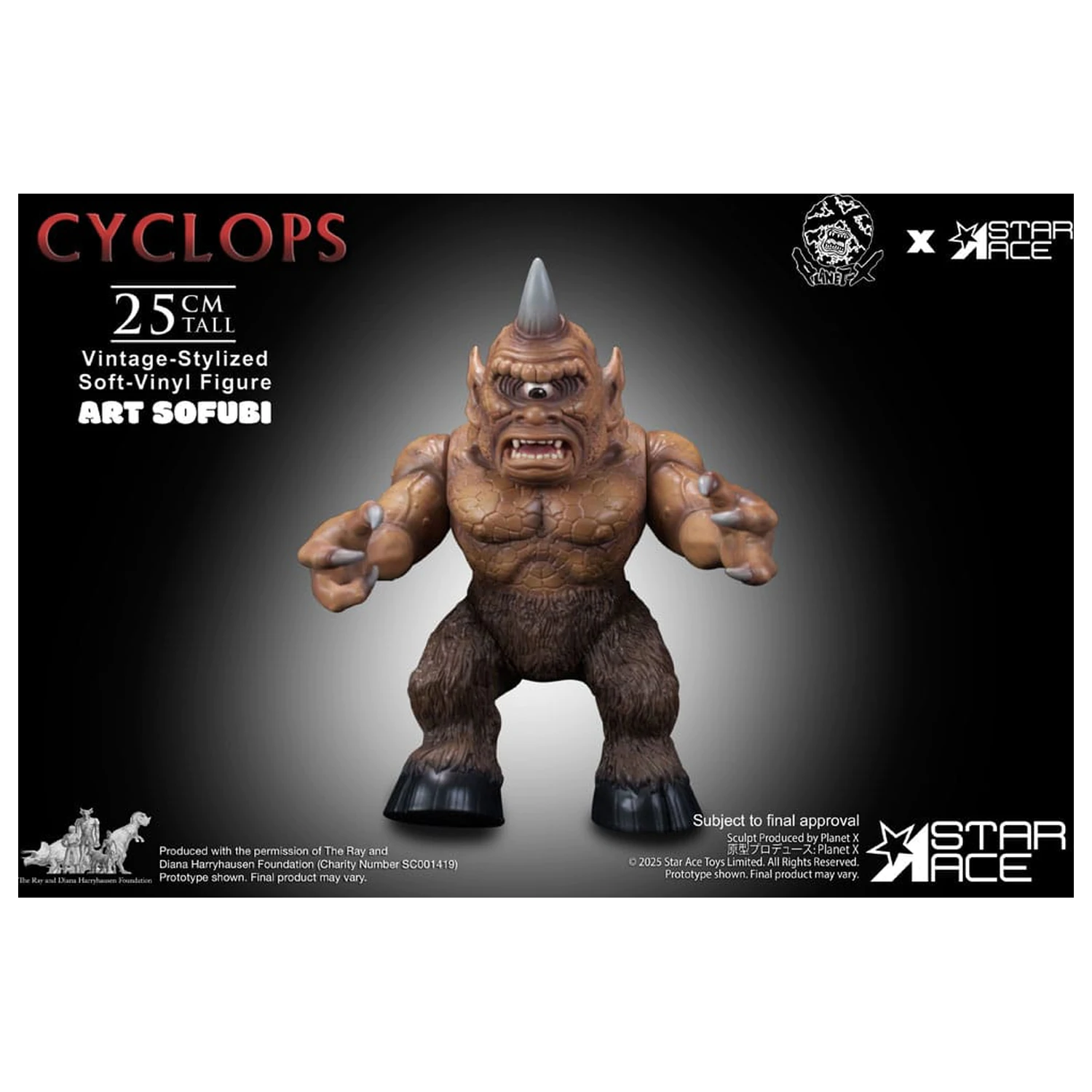 Ray Harryhausen Soft Vinyl szobor figura Cyclops (Vintage-Style) 25 cm termékfotó