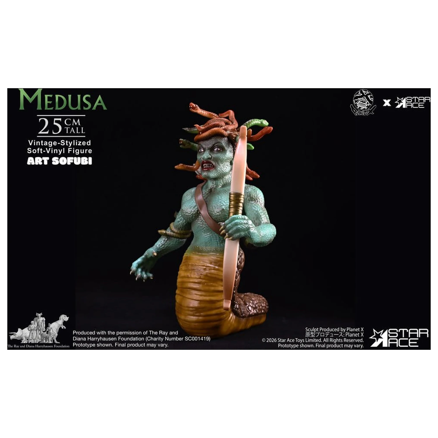  Ray Harryhausen Soft Vinyl szobor figura Medusa (Vintage-Style) 25 cm termékfotó