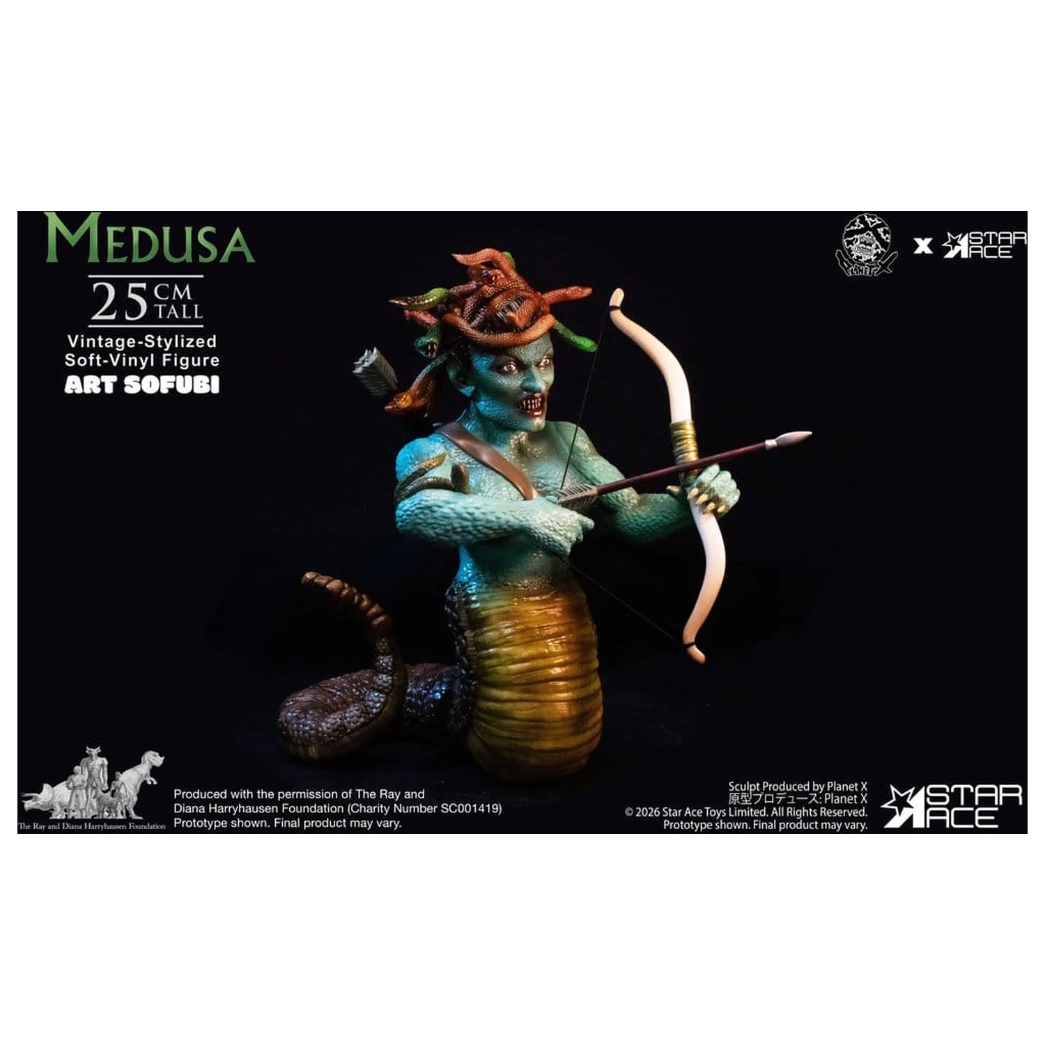  Ray Harryhausen Soft Vinyl szobor figura Medusa (Vintage-Style) 25 cm termékfotó