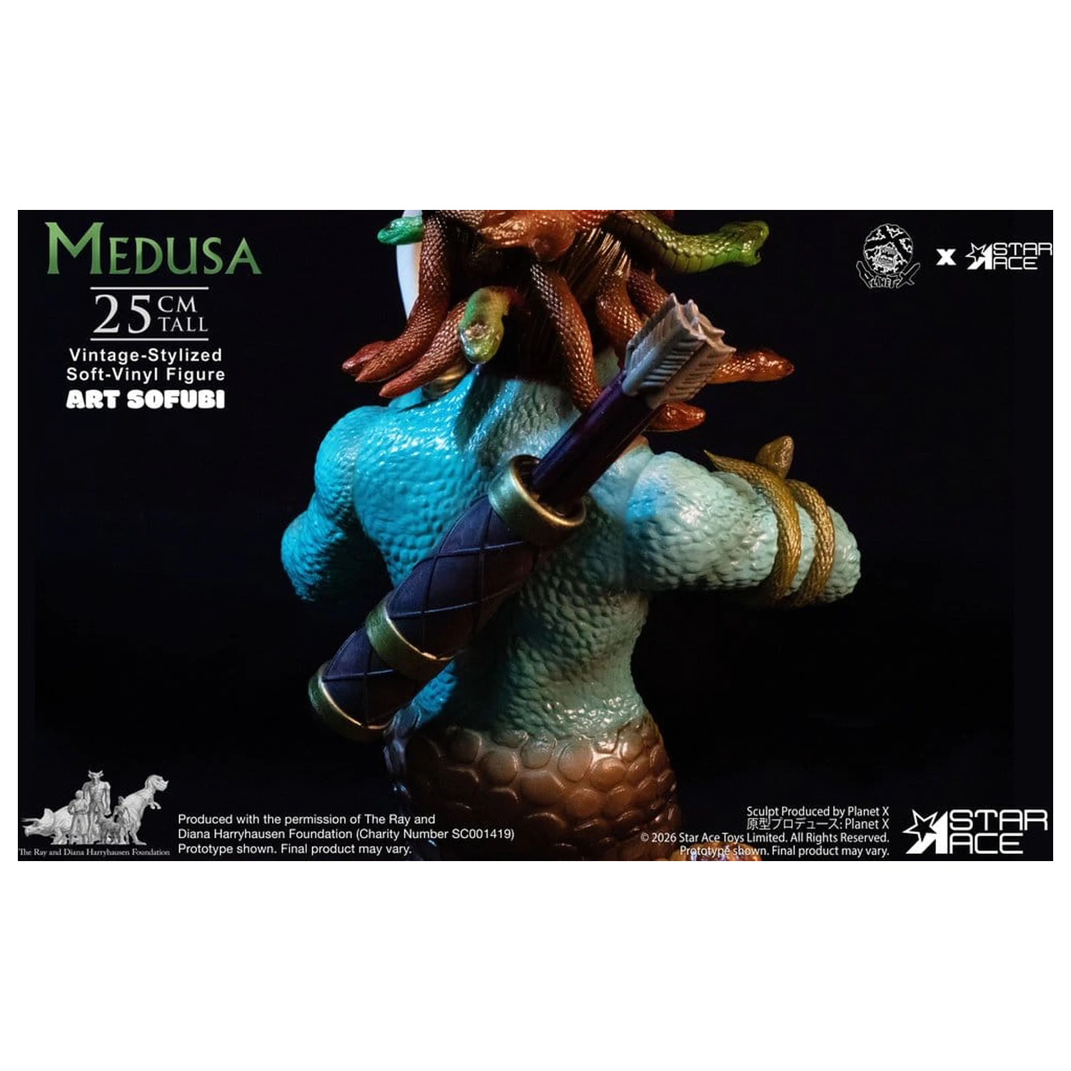  Ray Harryhausen Soft Vinyl szobor figura Medusa (Vintage-Style) 25 cm termékfotó