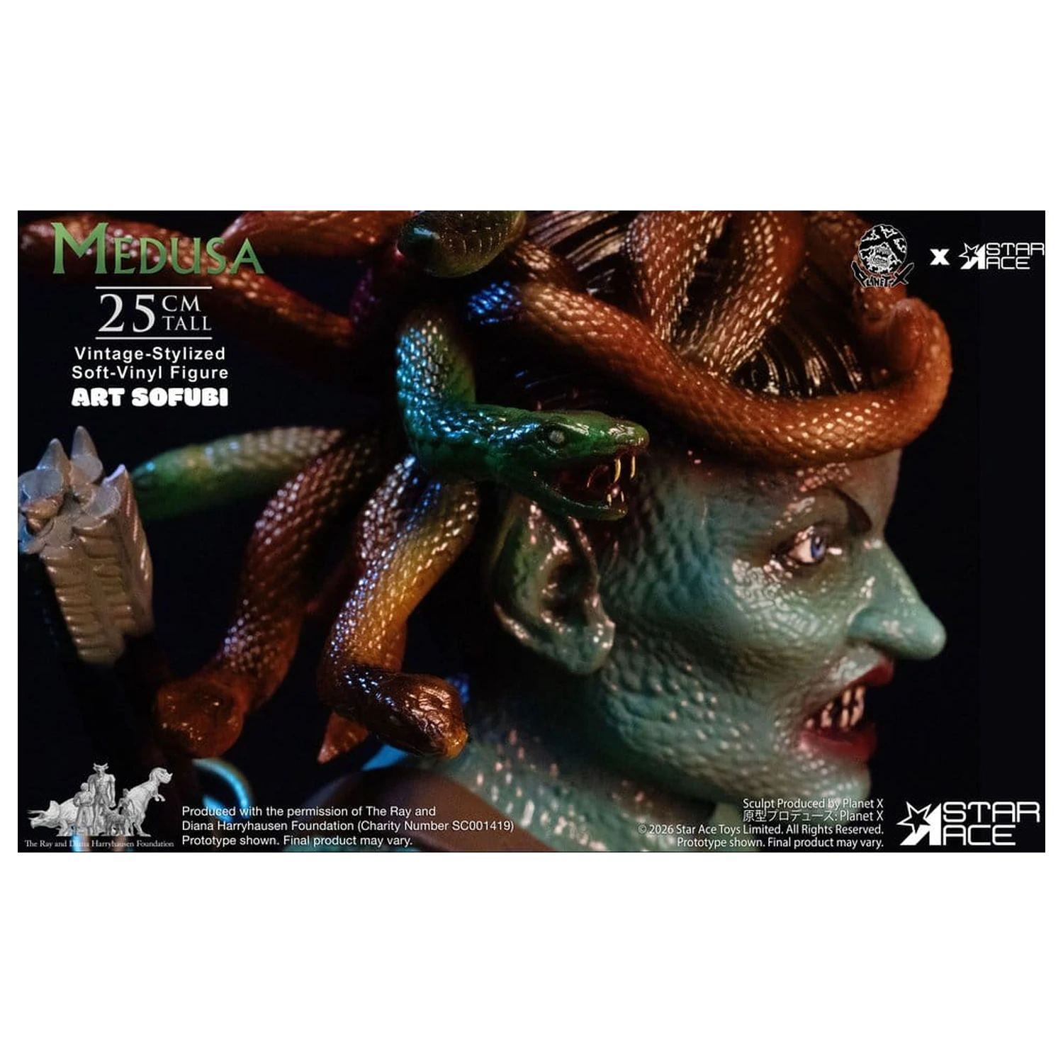  Ray Harryhausen Soft Vinyl szobor figura Medusa (Vintage-Style) 25 cm termékfotó