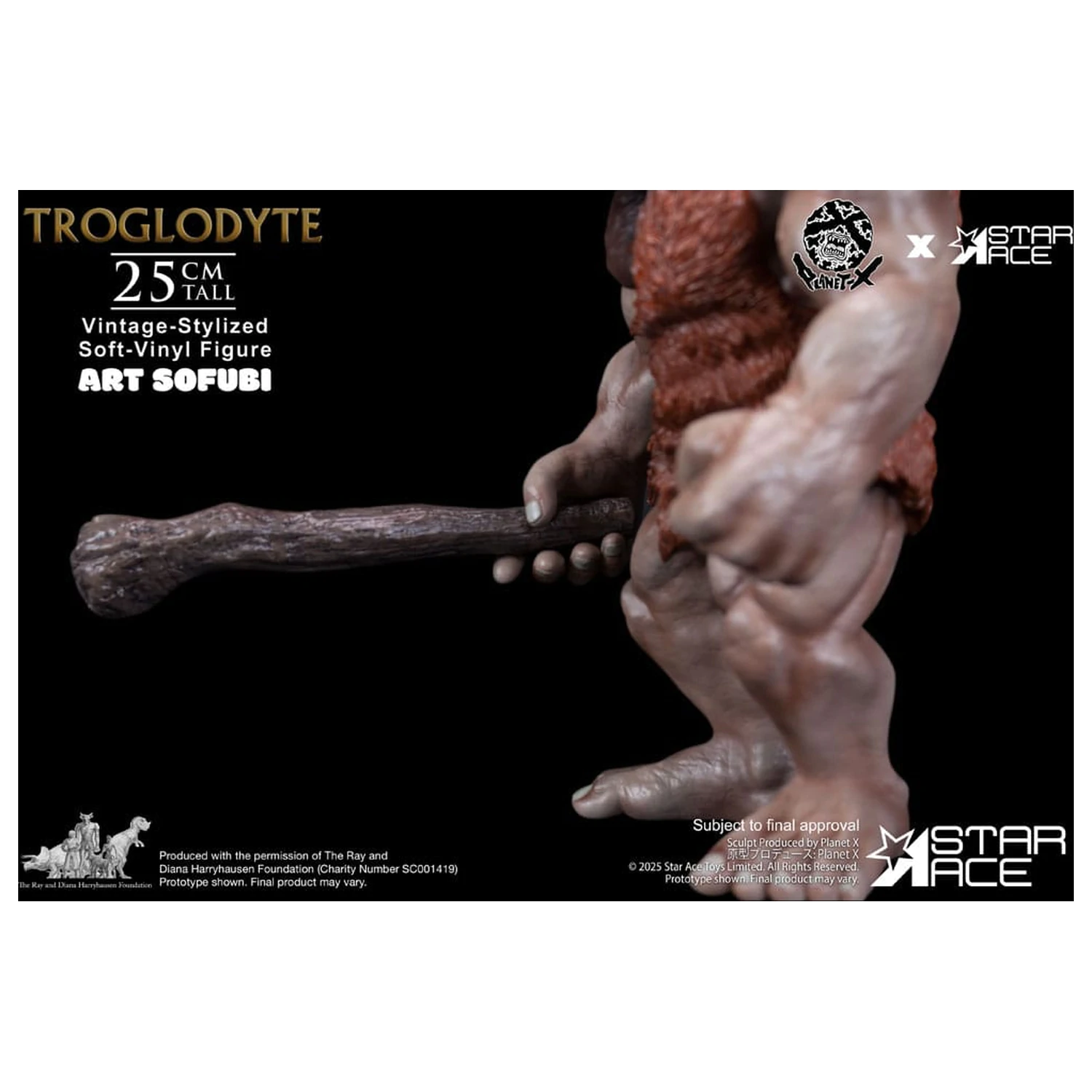 Ray Harryhausen Soft Vinyl szobor figura Troglodyte (Vintage-Style) 25 cm termékfotó