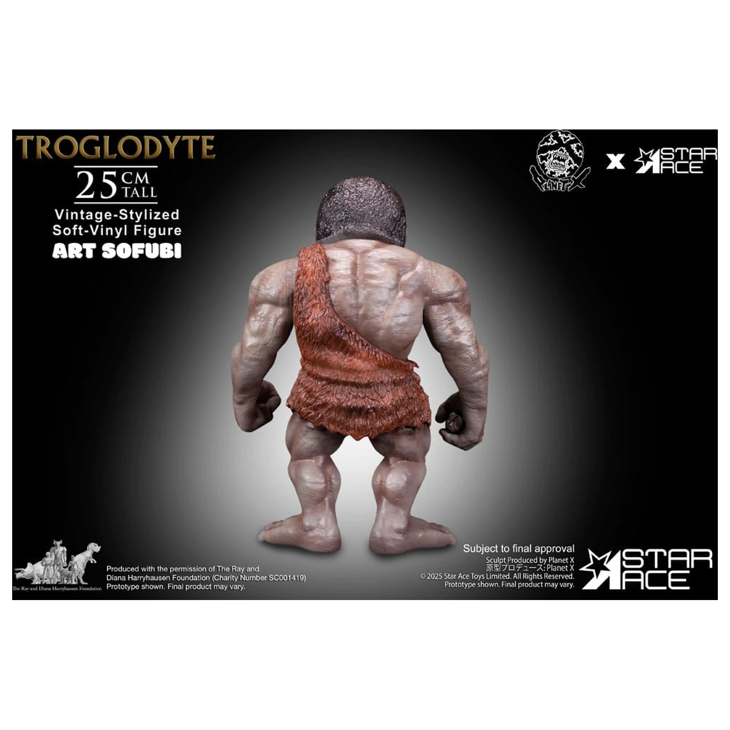 Ray Harryhausen Soft Vinyl szobor figura Troglodyte (Vintage-Style) 25 cm termékfotó