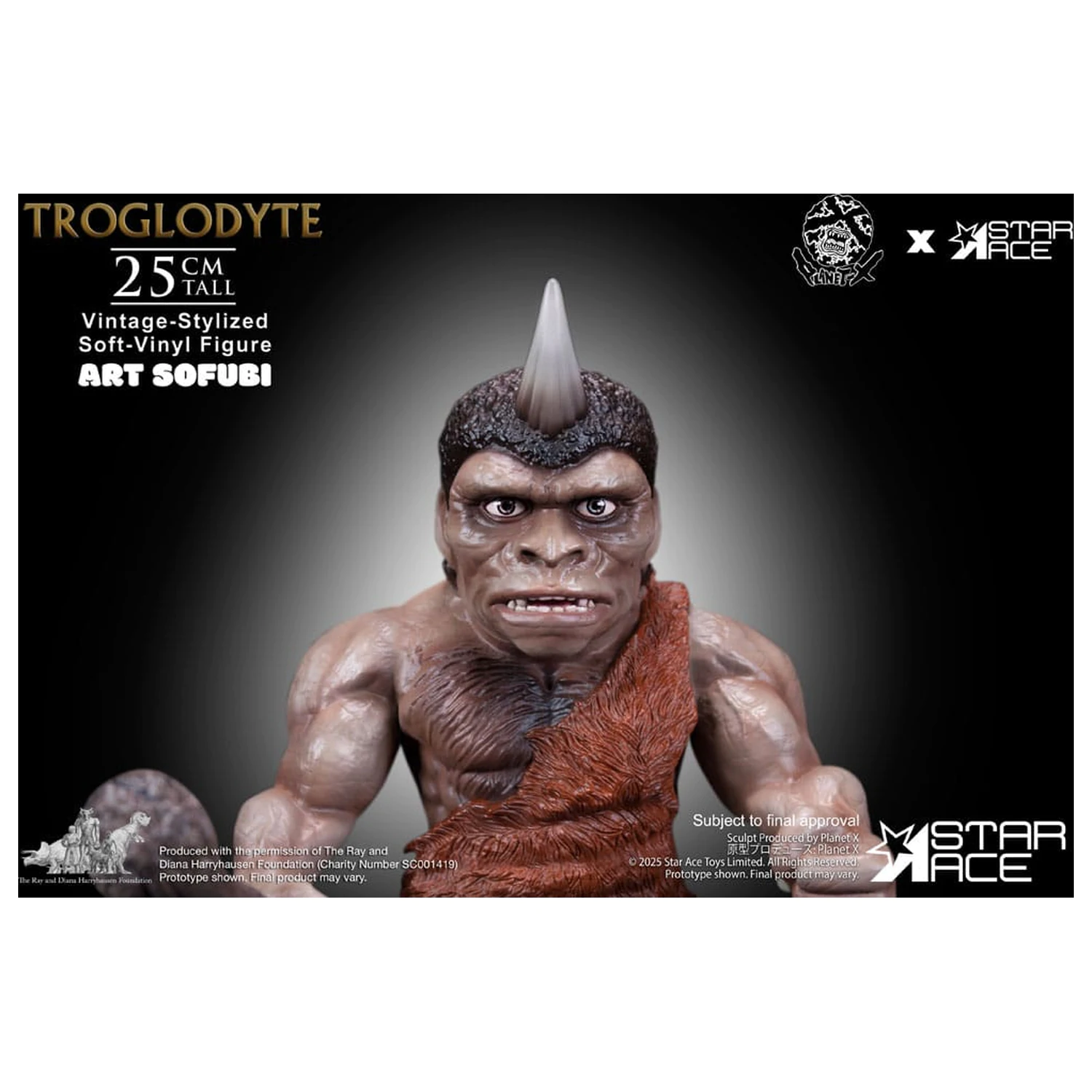 Ray Harryhausen Soft Vinyl szobor figura Troglodyte (Vintage-Style) 25 cm termékfotó