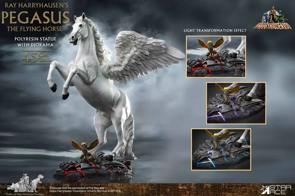 Ray Harryhausen szobor figura Pegasus: The Flying Horse 2.0 Deluxe Version 45 cm termékfotó