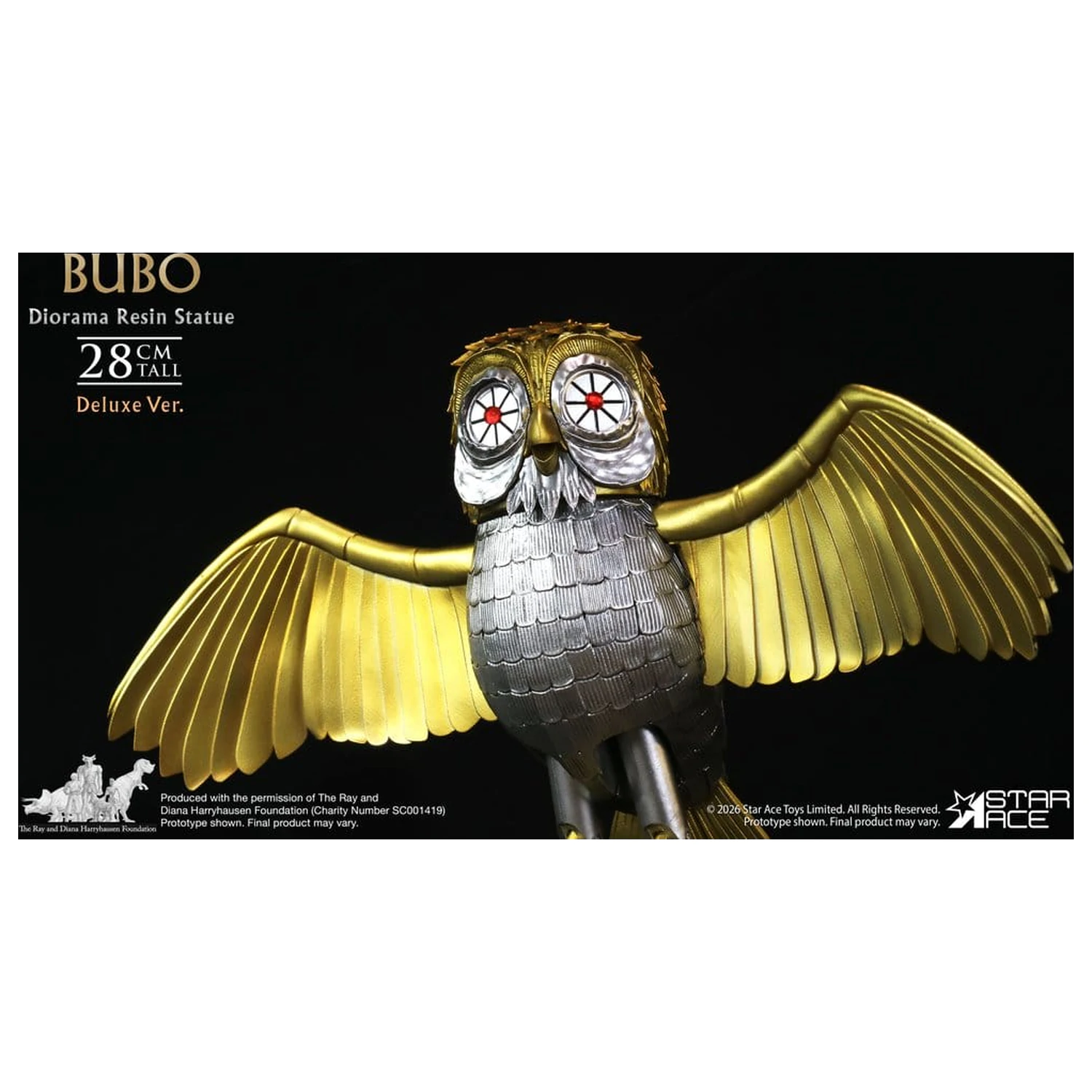 Ray Harryhausens Diorama Bubo Deluxe Ver. gyanta szobor figura 28 cm termékfotó