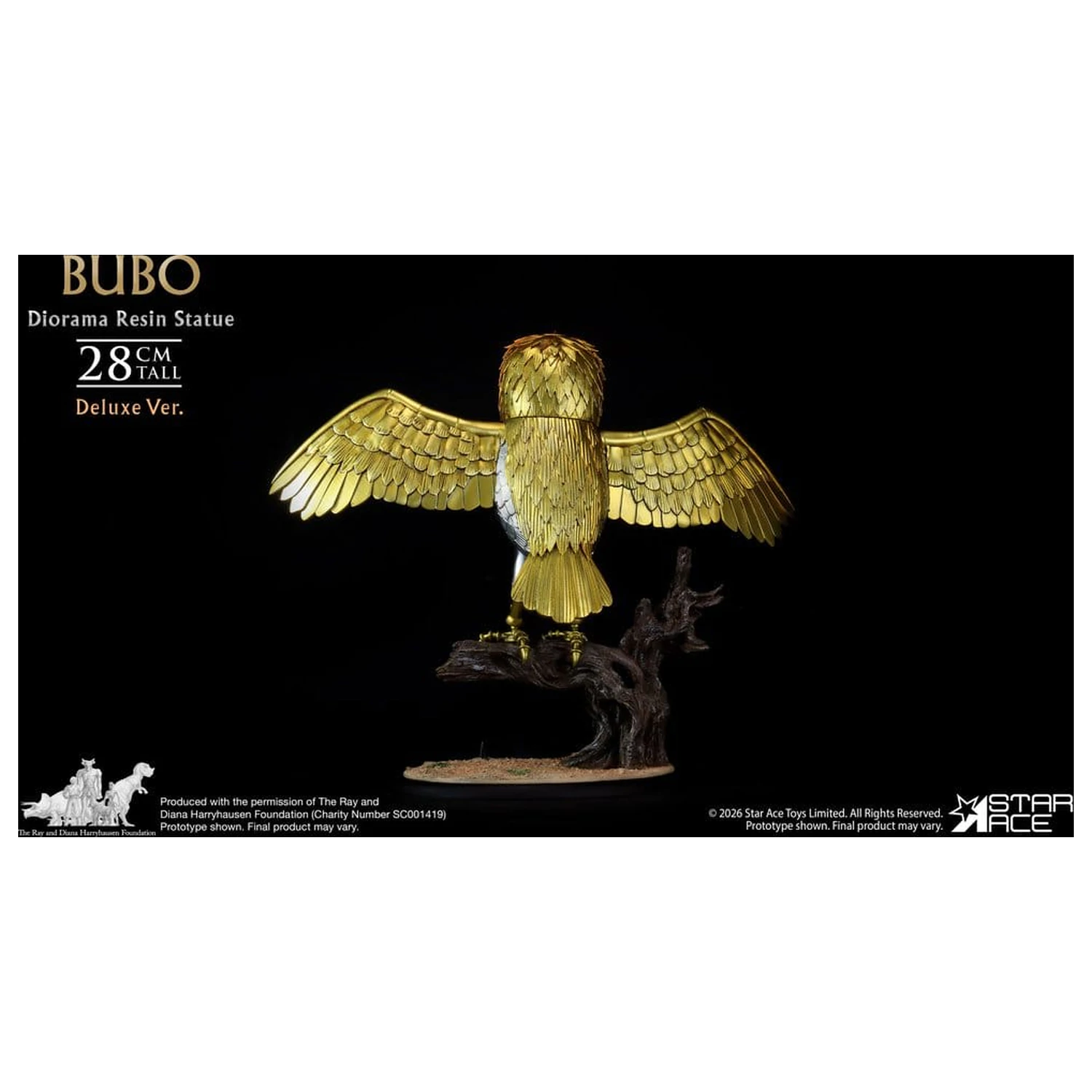 Ray Harryhausens Diorama Bubo Deluxe Ver. gyanta szobor figura 28 cm termékfotó