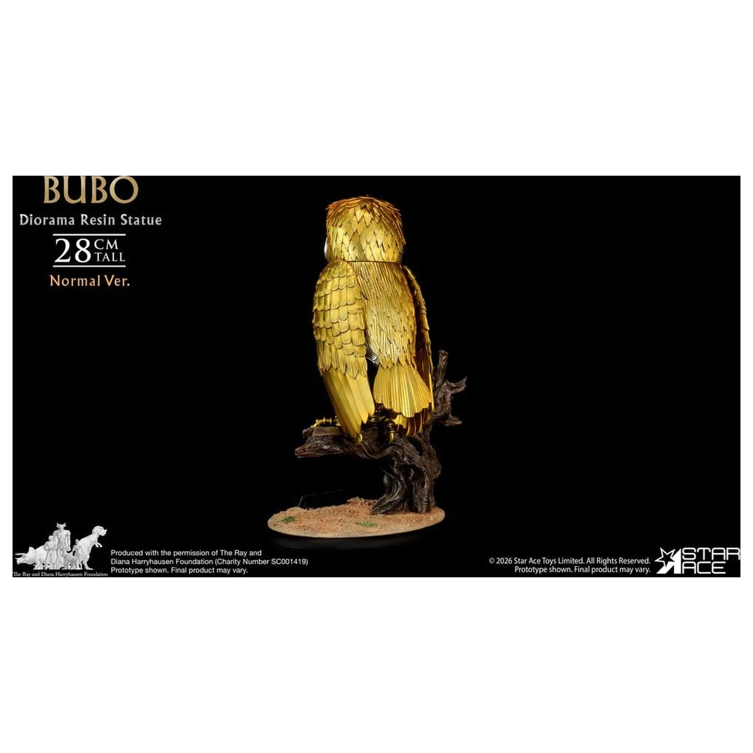 Ray Harryhausens Diorama Bubo Normal Ver. gyanta szobor figura 28 cm termékfotó