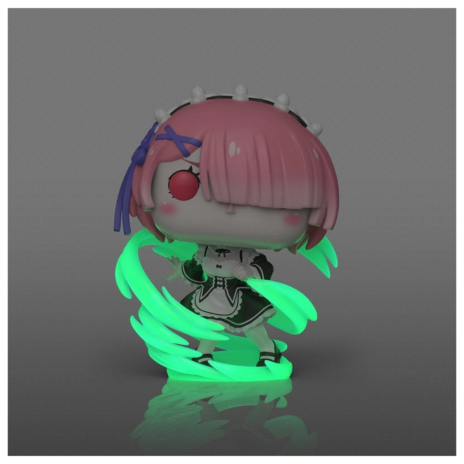 Re:Zero Funko POP! Plus Vinyl figura Ram (Wind Magic) (Glow) Exkluzív 9 cm termékfotó