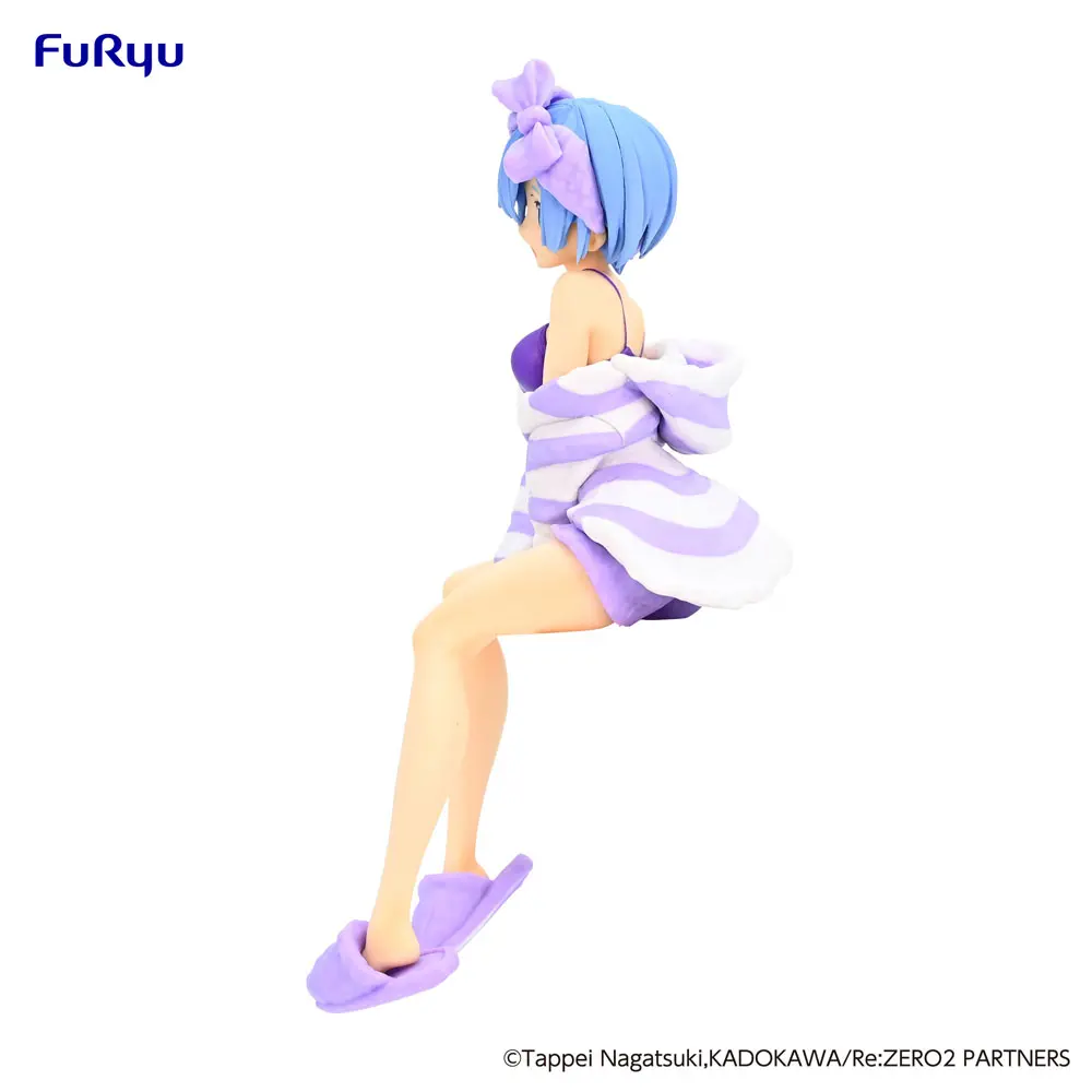 Re:Zero Noodle Stopper Rem Room Wear Purple Color Ver. PVC szobor figura 14 cm termékfotó