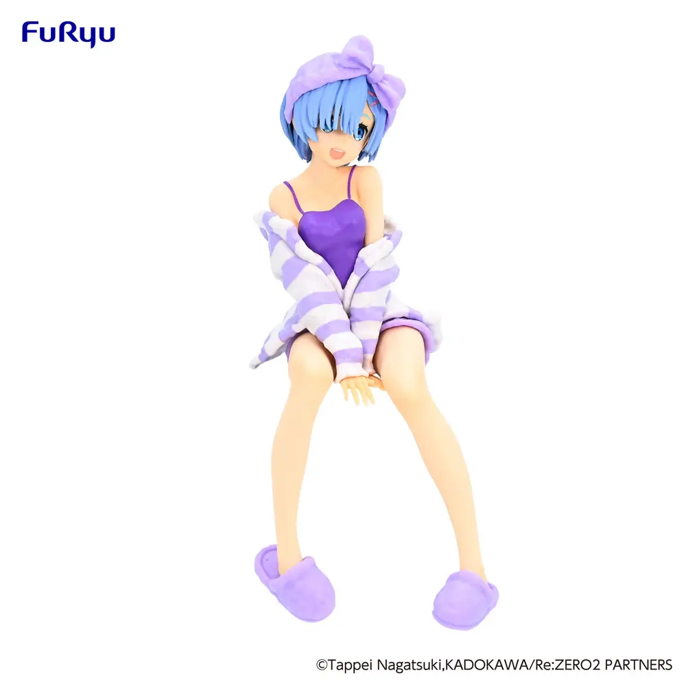 Re:Zero Noodle Stopper Rem Room Wear Purple Color Ver. PVC szobor figura 14 cm termékfotó