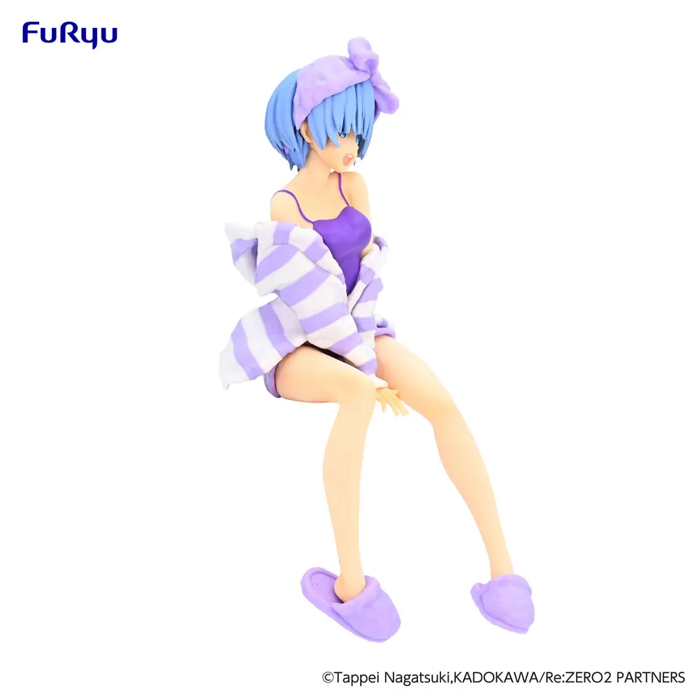 Re:Zero Noodle Stopper Rem Room Wear Purple Color Ver. PVC szobor figura 14 cm termékfotó