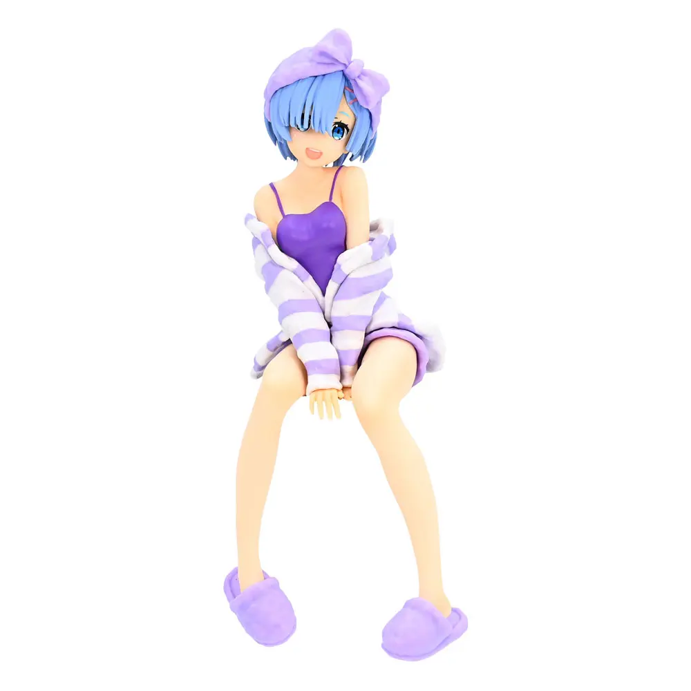 Re:Zero Noodle Stopper Rem Room Wear Purple Color Ver. PVC szobor figura 14 cm termékfotó