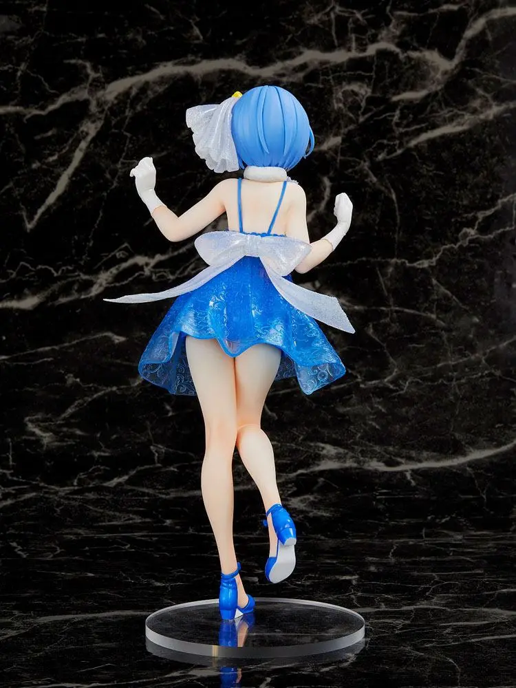 Re:Zero Precious Rem Clear Dress Ver. PVC szobor figura 23 cm termékfotó