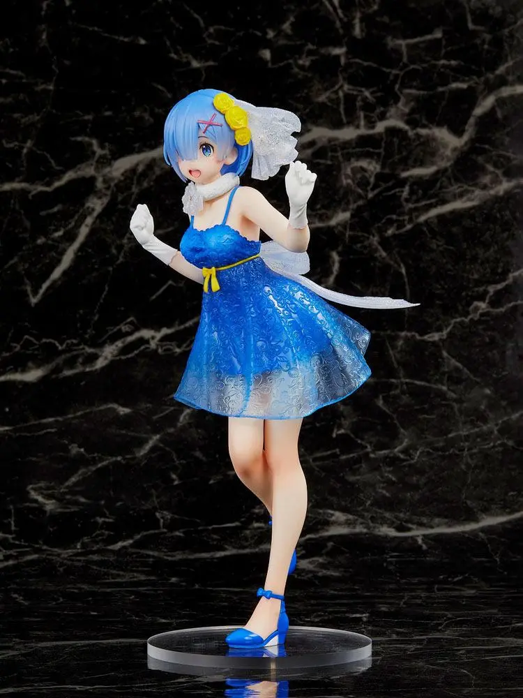 Re:Zero Precious Rem Clear Dress Ver. PVC szobor figura 23 cm termékfotó