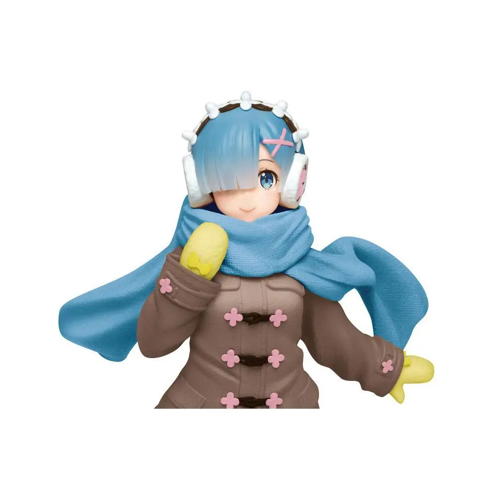 Re:Zero Precious Rem Winter Coat Ver. Renewal PVC szobor figura 23 cm termékfotó