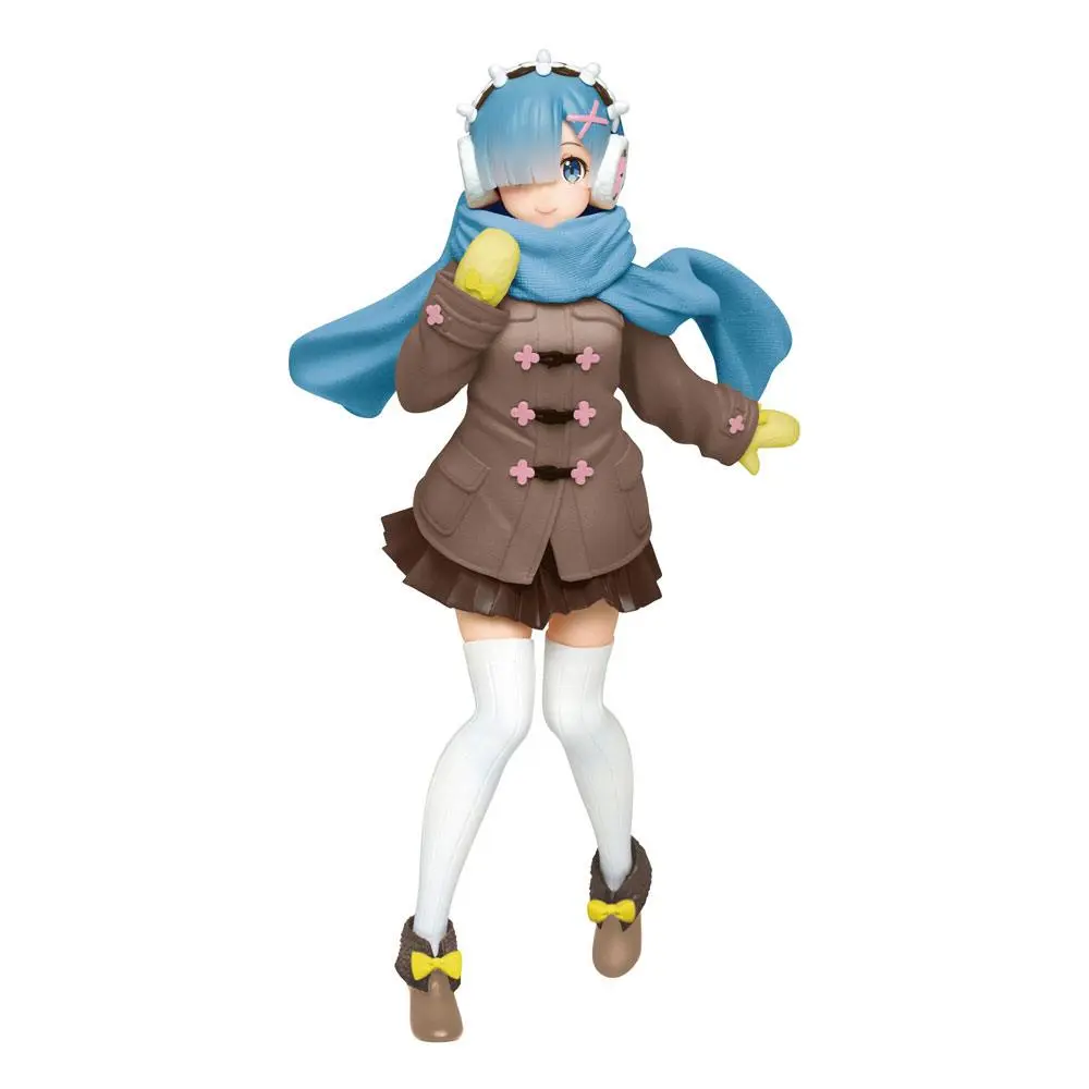 Re:Zero Precious Rem Winter Coat Ver. Renewal PVC szobor figura 23 cm termékfotó