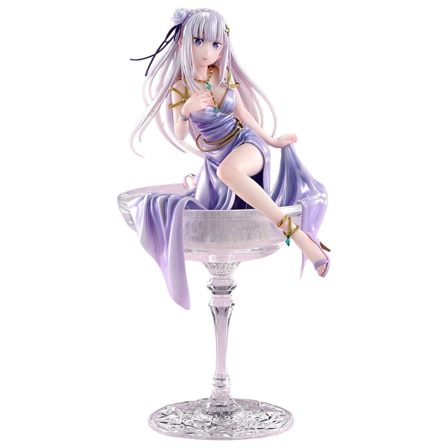 Re:Zero Prisma Wing szobor figura 1/7 Emilia Glass Edition 29 cm termékfotó