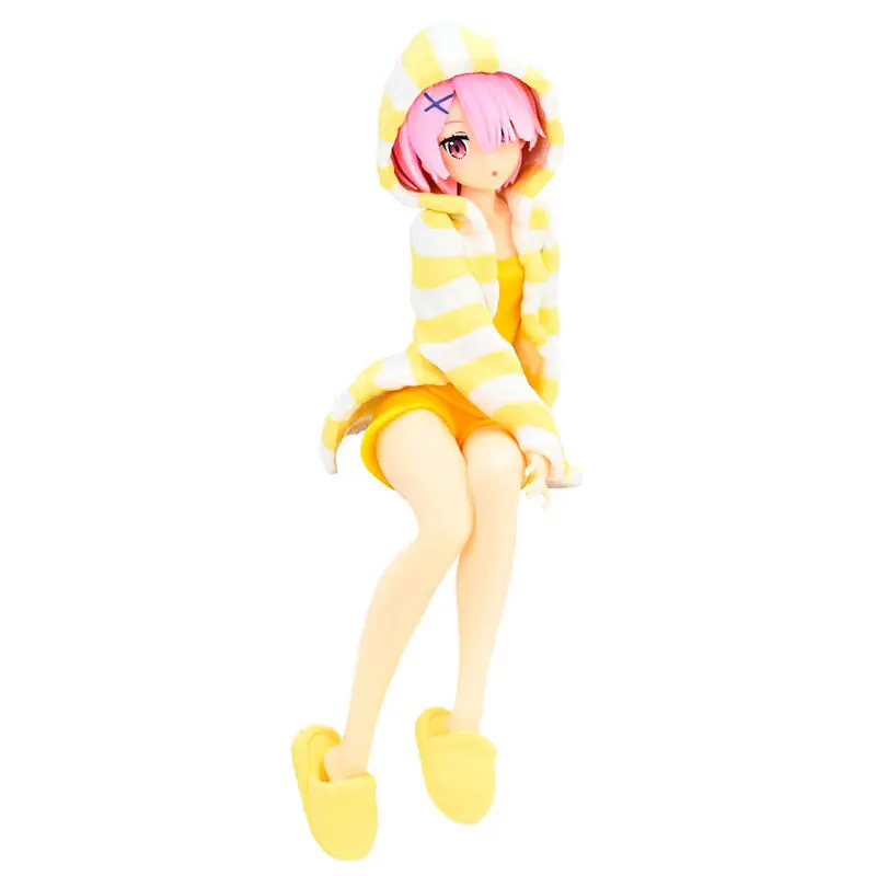 Re:Zero Ram Room Wear Yellow Color Noodle Stopper figura 14cm termékfotó